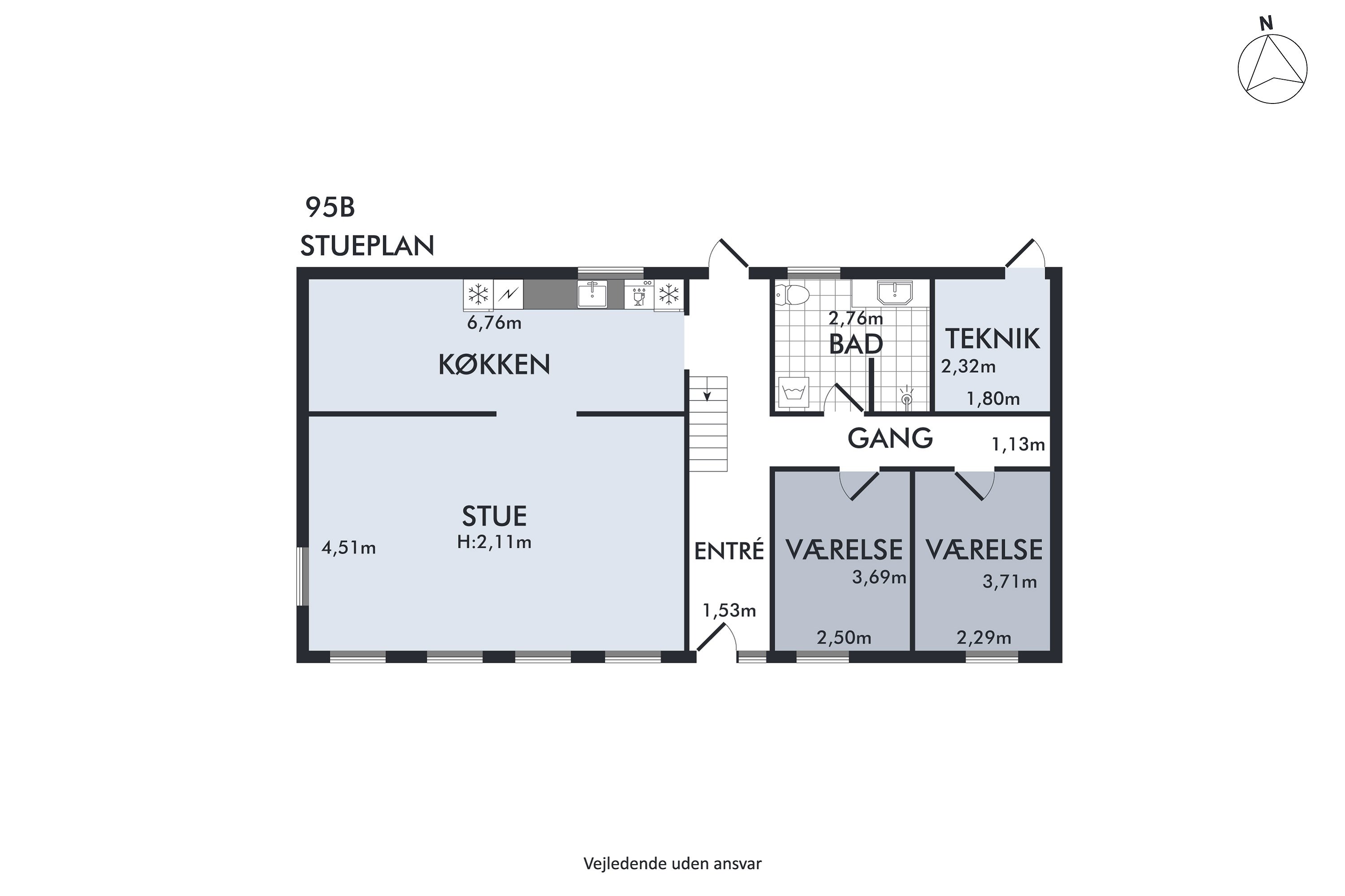 Plantegninger billede af Lysabildgade 95A, Lysabild, 6470 Sydals
