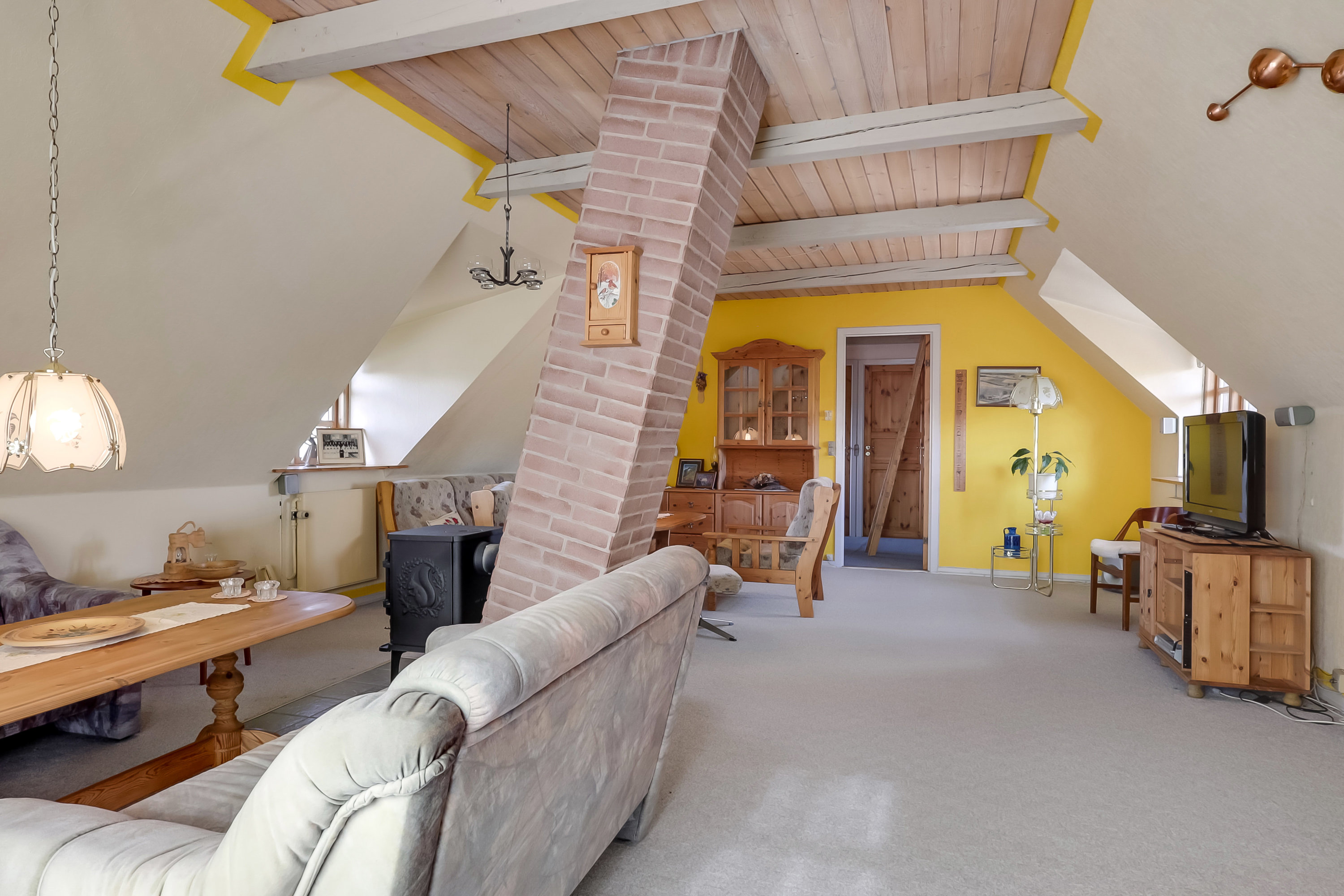 Fremhævet stue billede i fuldskærmstilstand. Billede af Stubshovedvej 12, 5884 Gudme