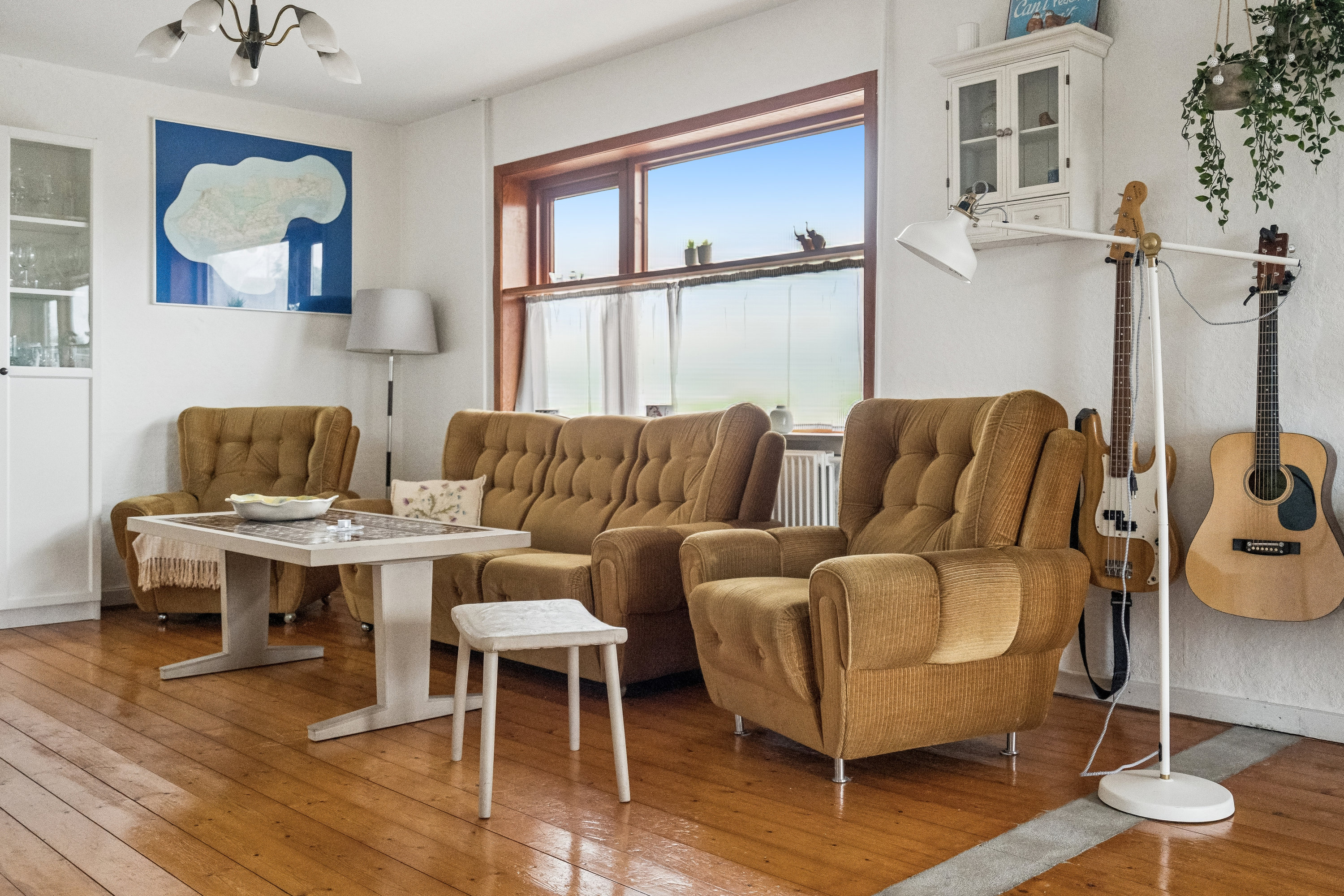 Fremhævet stue billede i fuldskærmstilstand. Billede af Svalevej 7, Vesterø Havn, 9940 Læsø