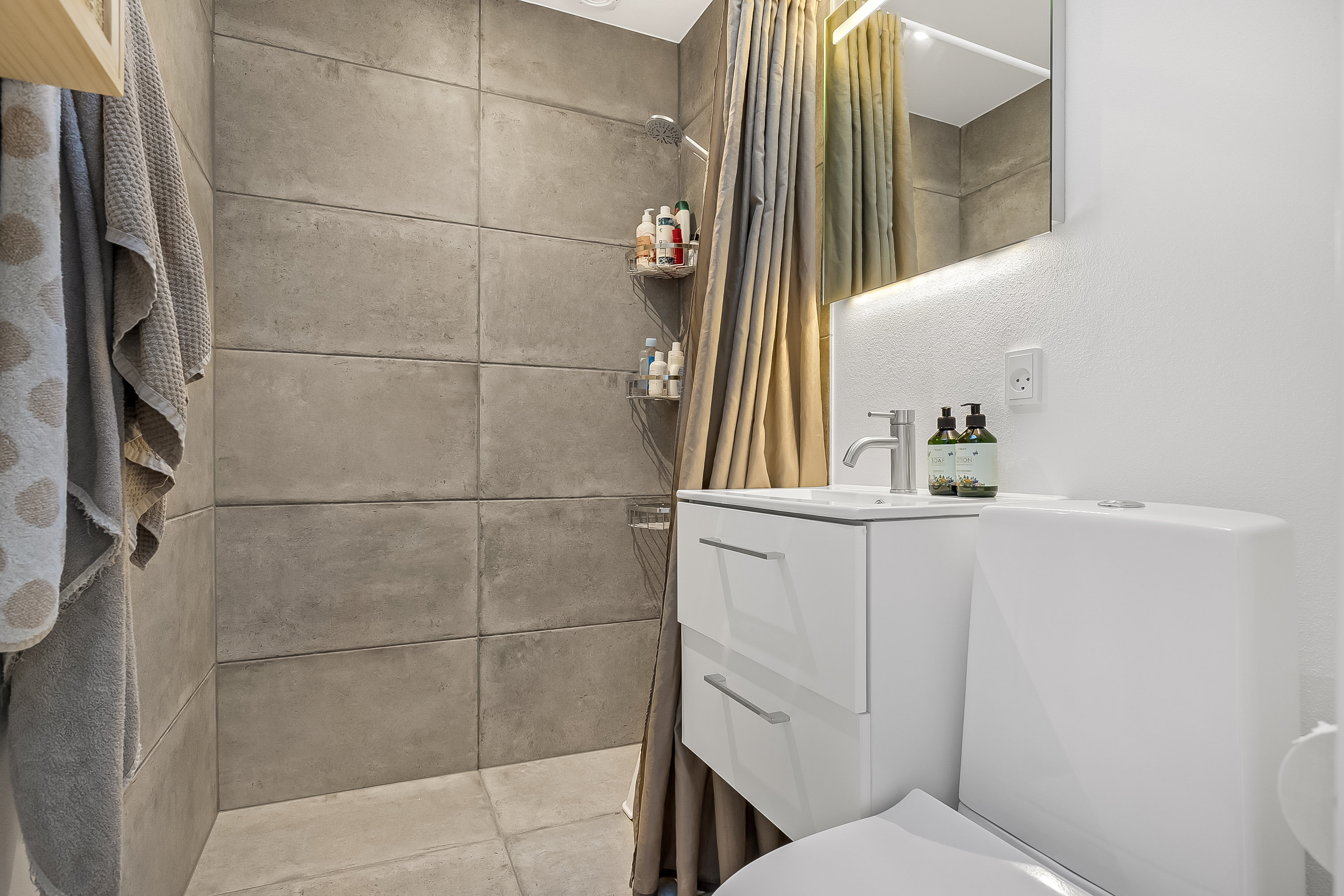 Fremhævet badeværelse billede i fuldskærmstilstand. Billede af Brændekildevænget 18, 7000 Fredericia