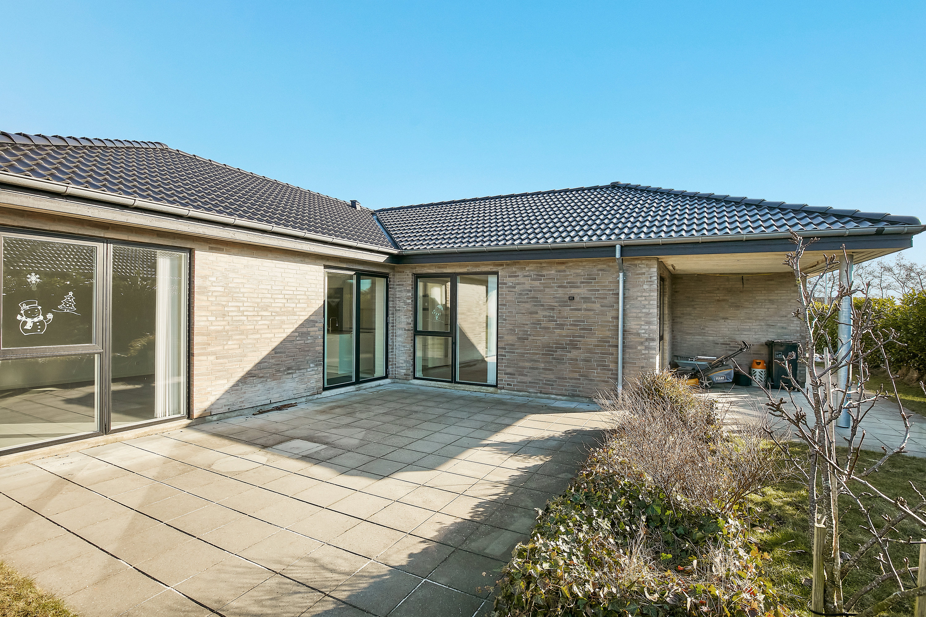 Fremhævet terrasse billede i fuldskærmstilstand. Billede af Druehylden 21, Østerhåb, 8700 Horsens