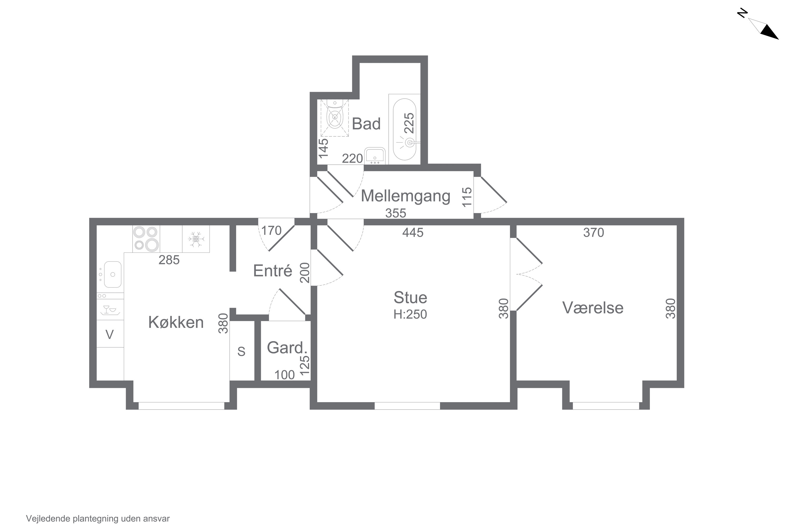 Plantegninger billede af Arnestedet 3, 3., 2720 Vanløse