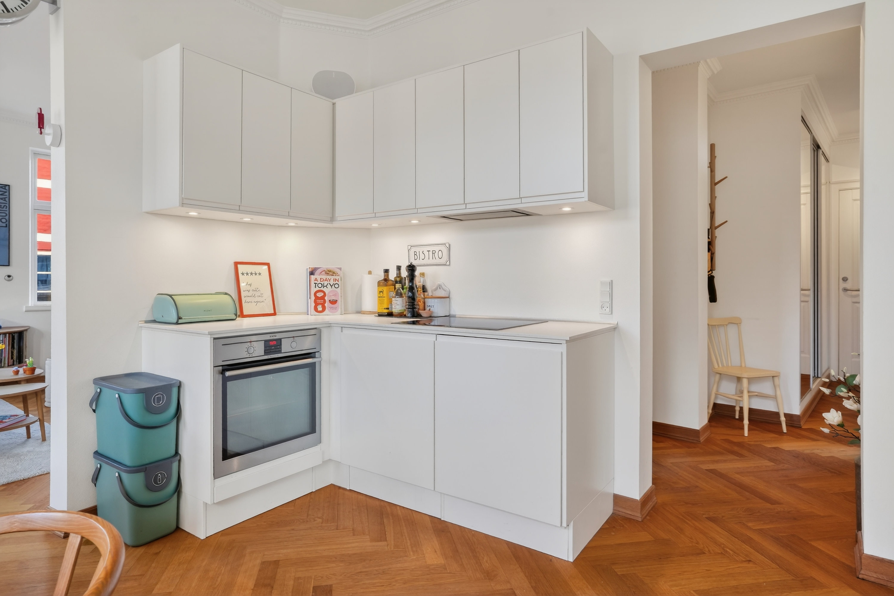 Fremhævet køkken billede i fuldskærmstilstand. Billede af Gyldenstræde 5, 1. th., 3000 Helsingør