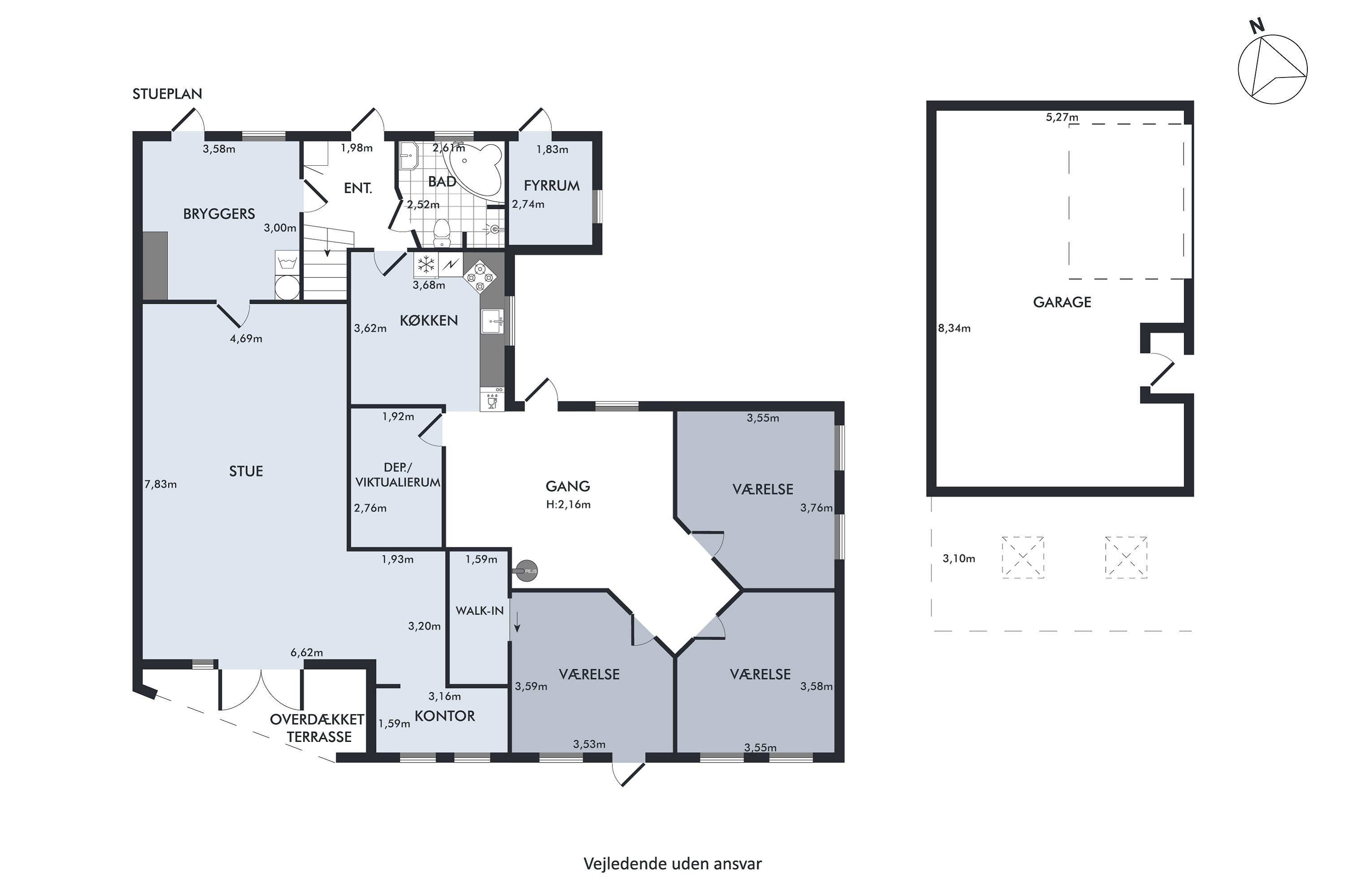 Plantegninger billede af Snurom 3, 6300 Gråsten