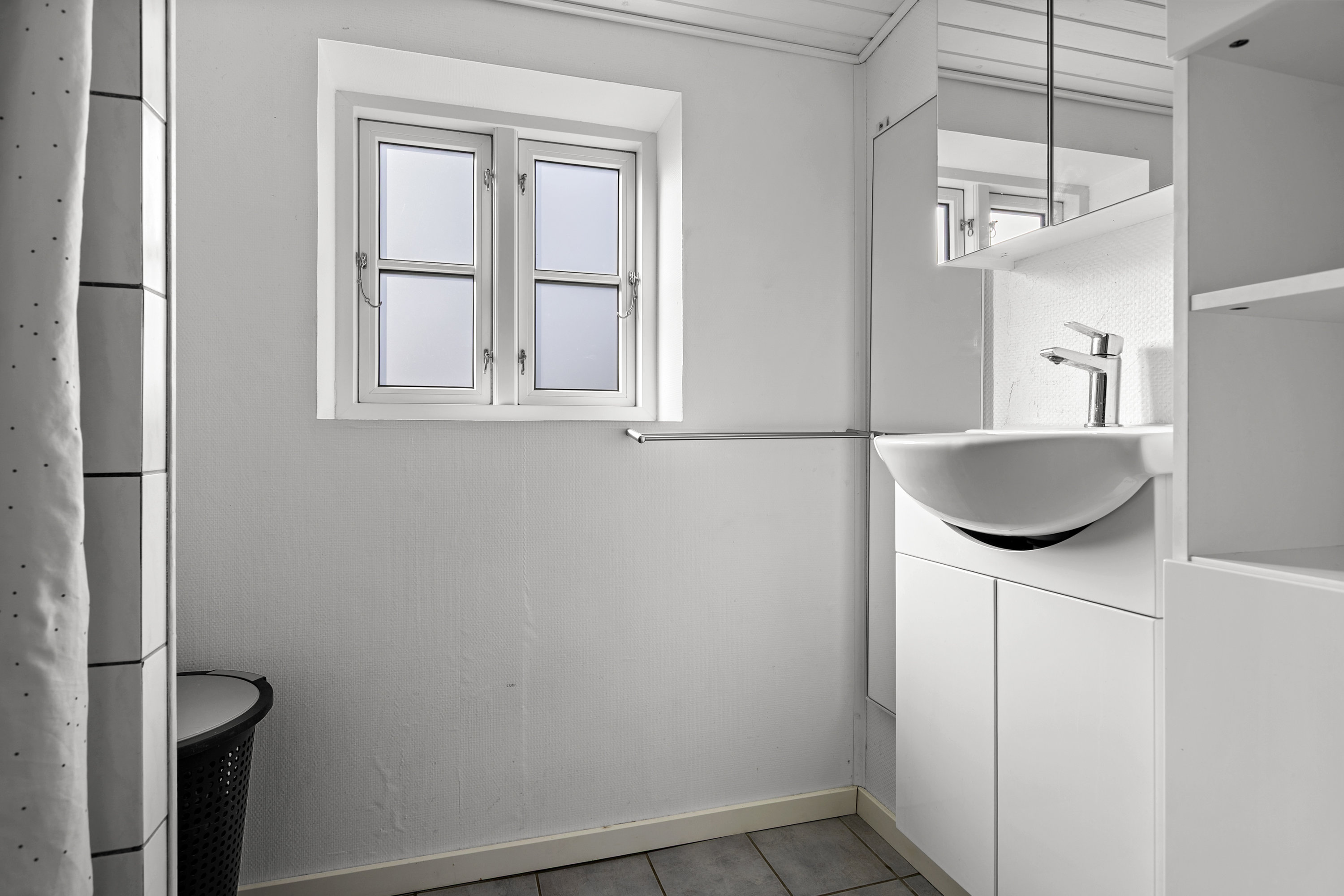 Fremhævet badeværelse billede i fuldskærmstilstand. Billede af Korsbækvej 12, 4281 Gørlev