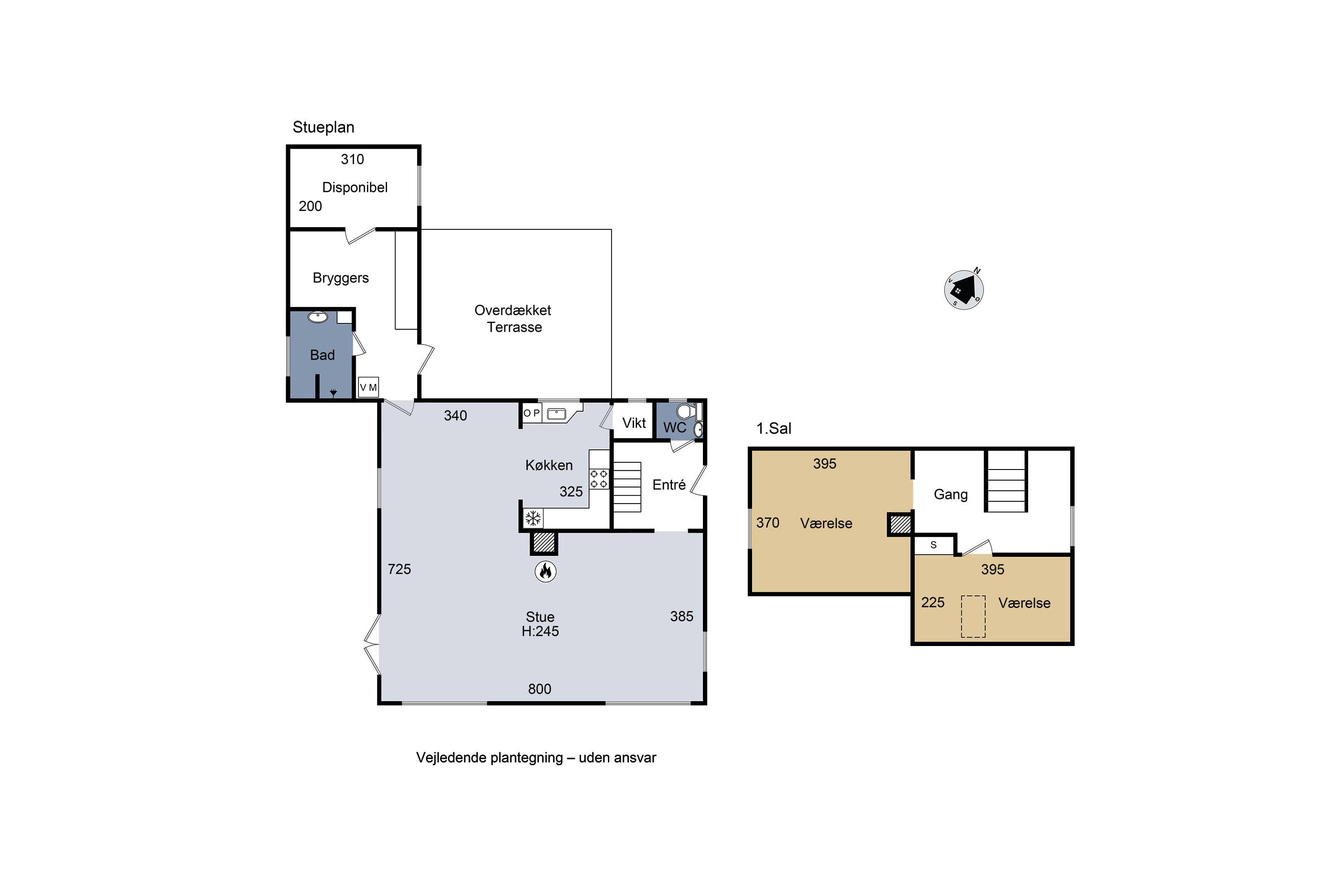 Plantegninger billede af Korsbækvej 12, 4281 Gørlev