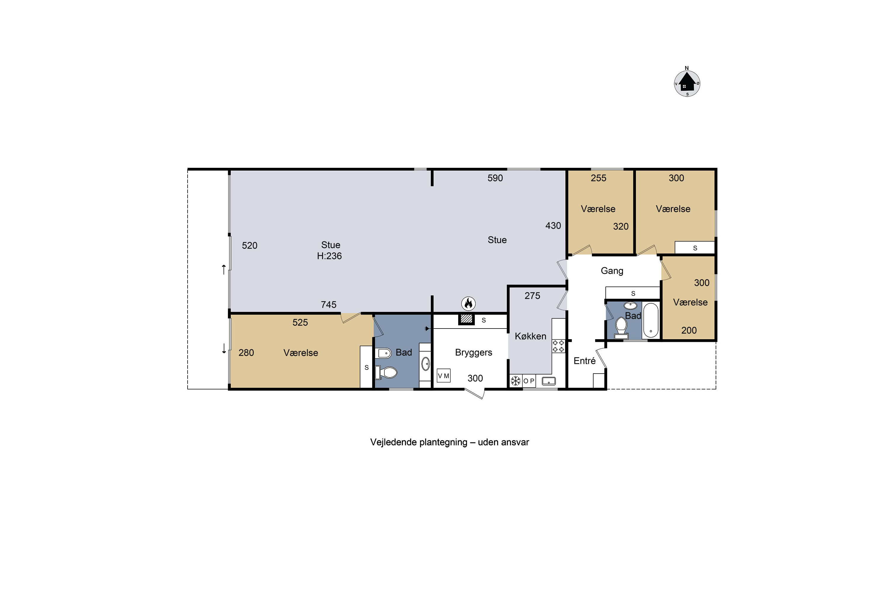Plantegninger billede af Solskrænten 2, 4400 Kalundborg