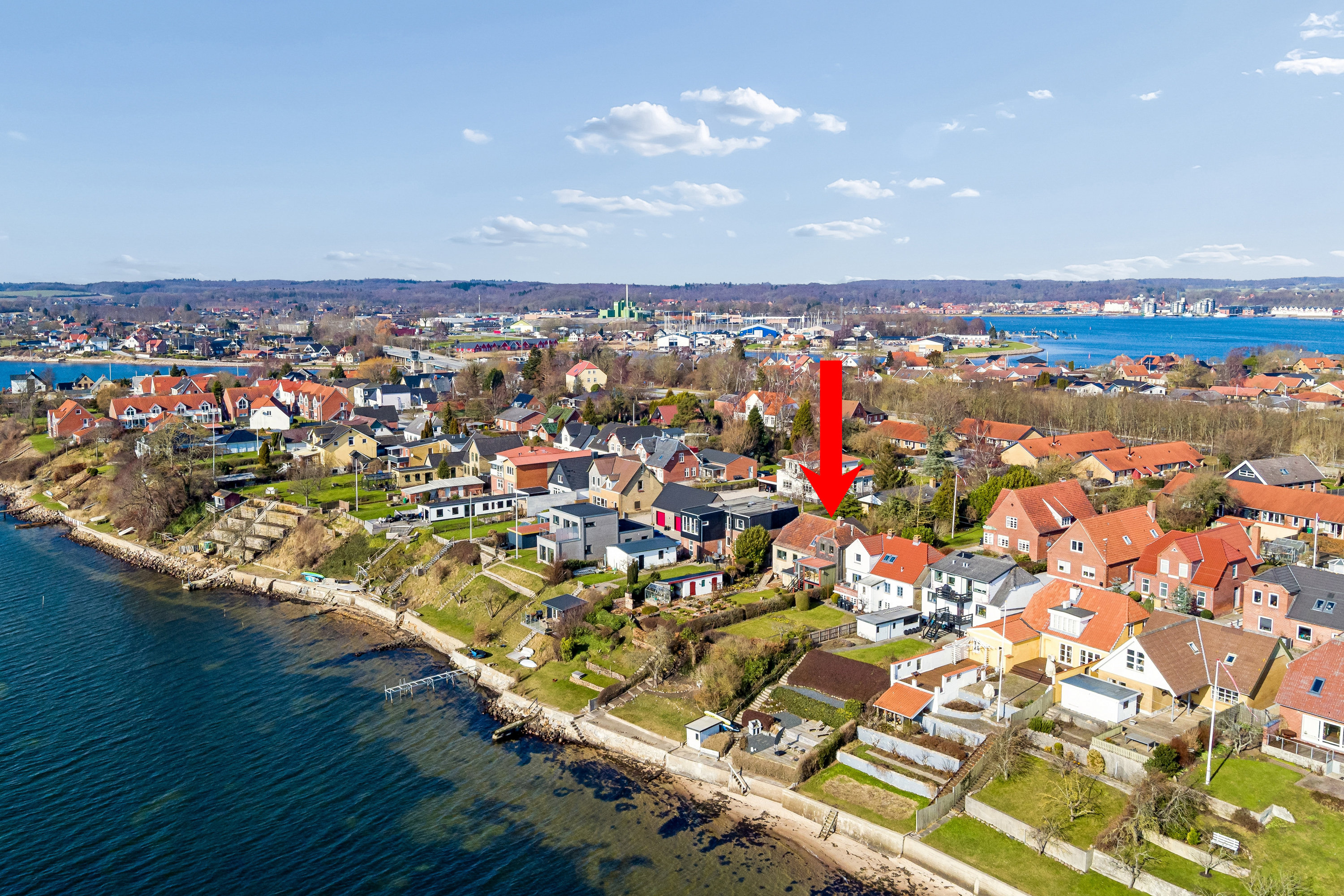 Miniaturebillede 2: luftfoto. Billede af Sundgade 42, 6320 Egernsund