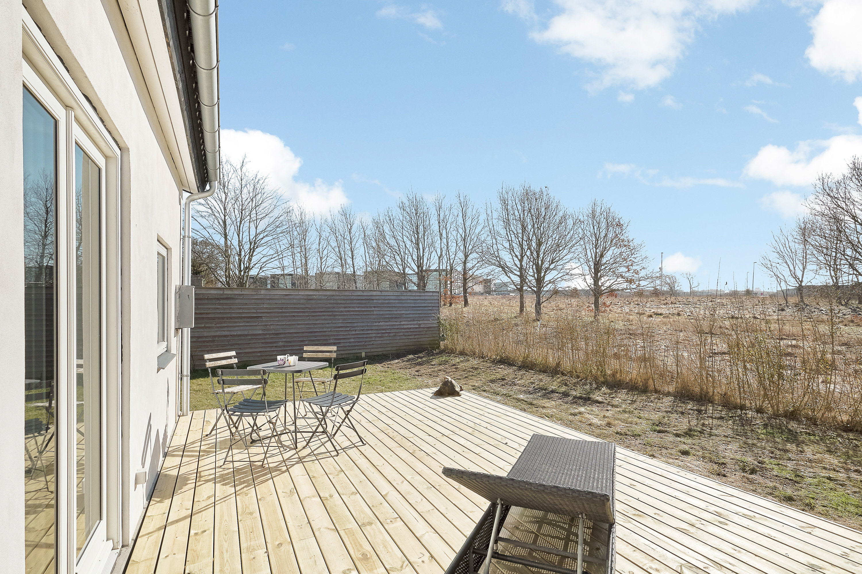 Fremhævet terrasse billede i fuldskærmstilstand. Billede af Nedergårdsvej 35, Skejby, 8200 Aarhus N