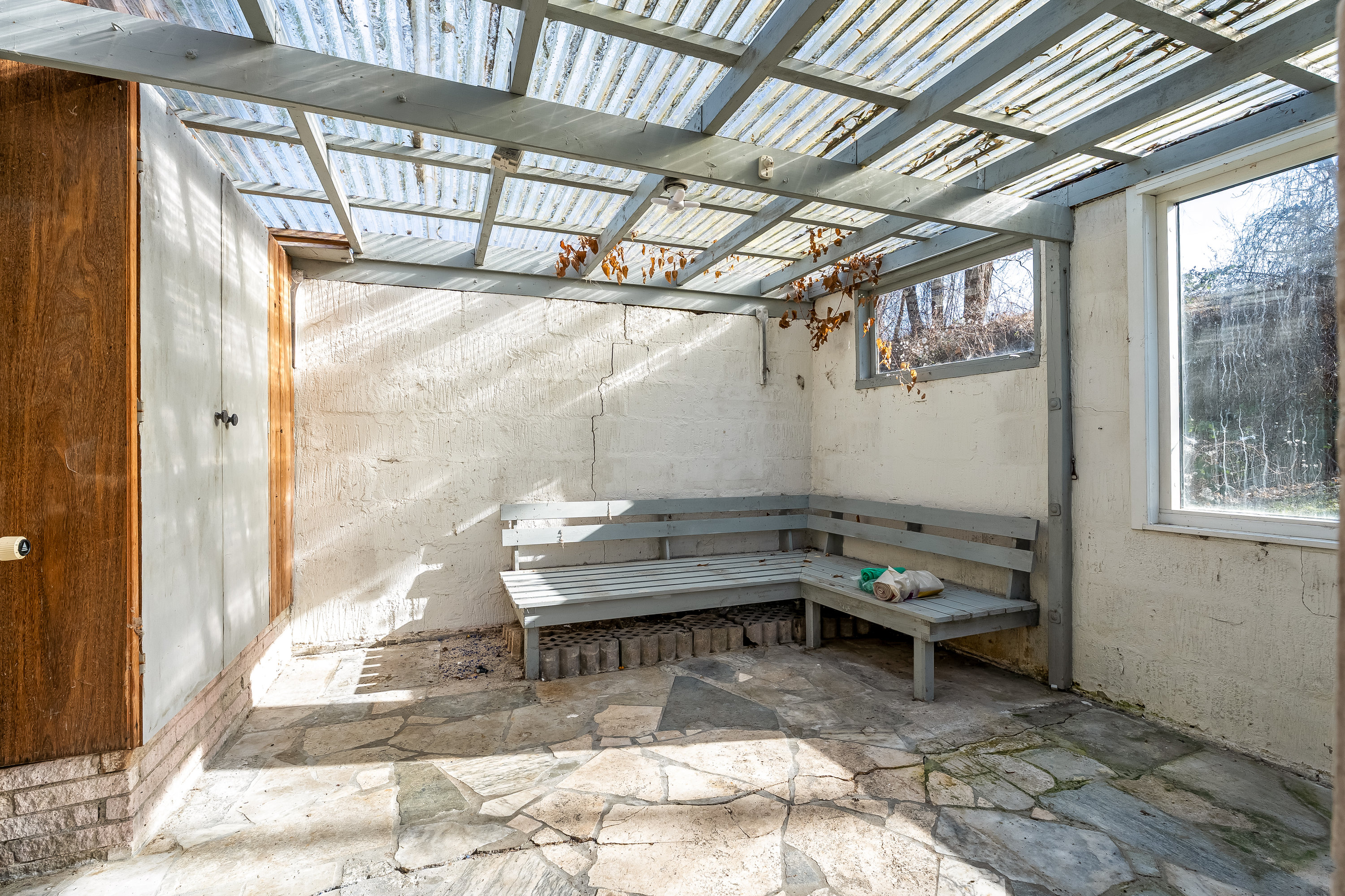 Fremhævet udestue billede i fuldskærmstilstand. Billede af Sundtoften 29, Sundby, 4800 Nykøbing F