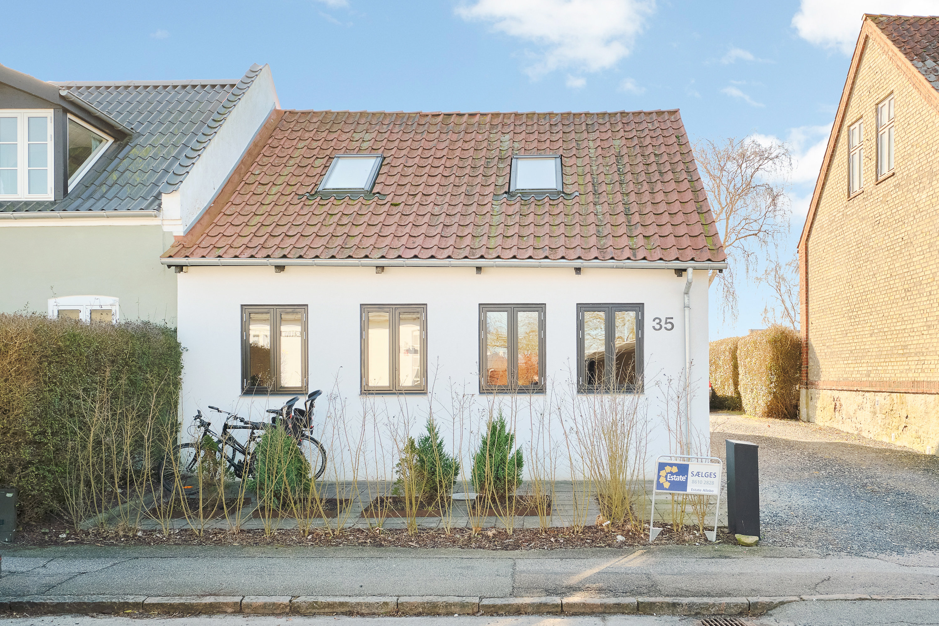 Villa: Facade på Nedergårdsvej 35, Skejby, 8200 Aarhus N