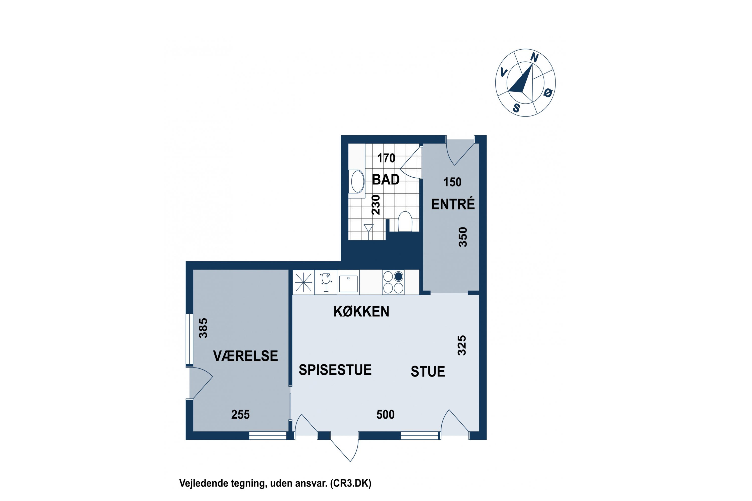 Plantegninger billede af Dover Passage 2, st.. mf., 2150 Nordhavn