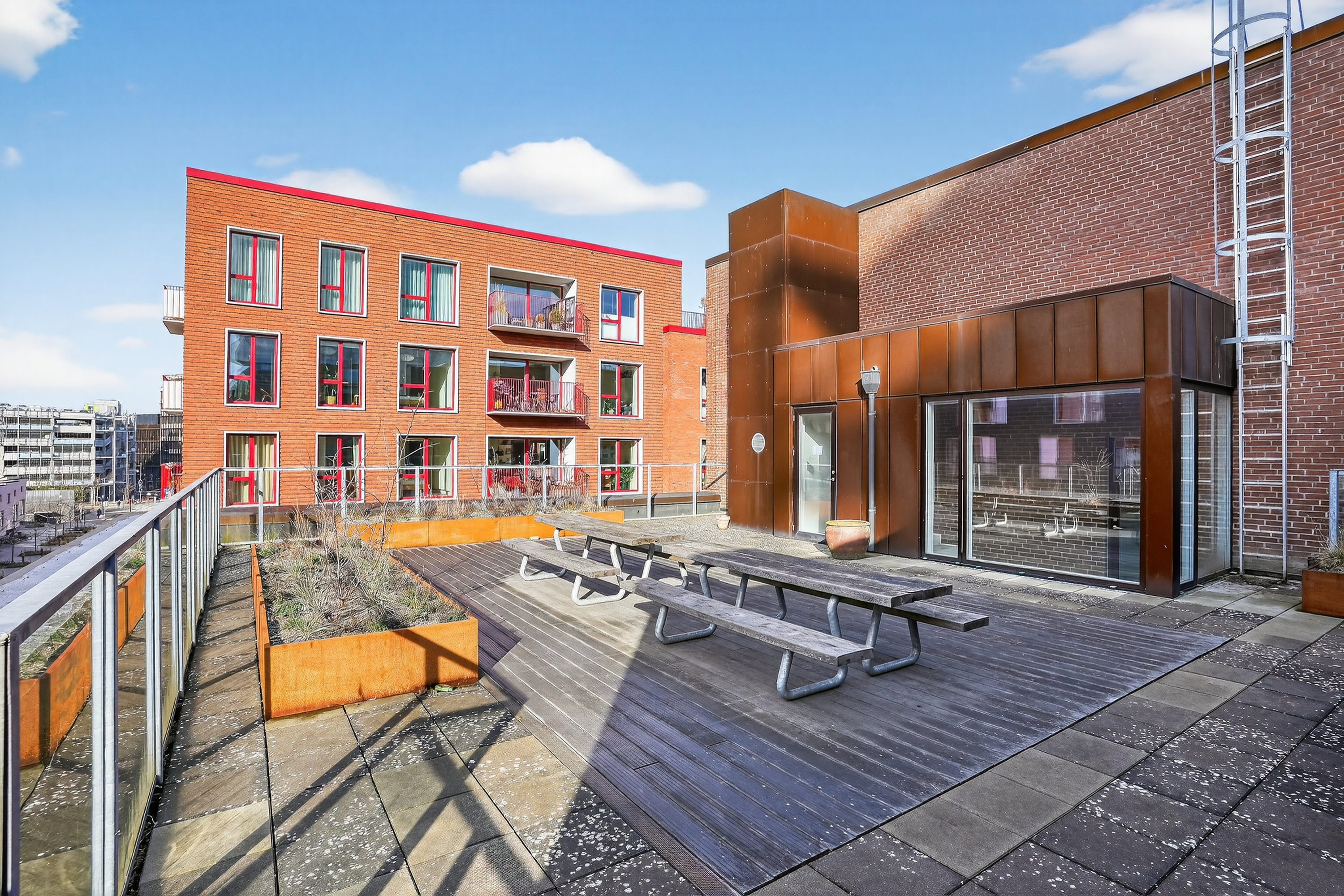 Fremhævet terrasse billede i fuldskærmstilstand. Billede af Dover Passage 2, st.. mf., 2150 Nordhavn