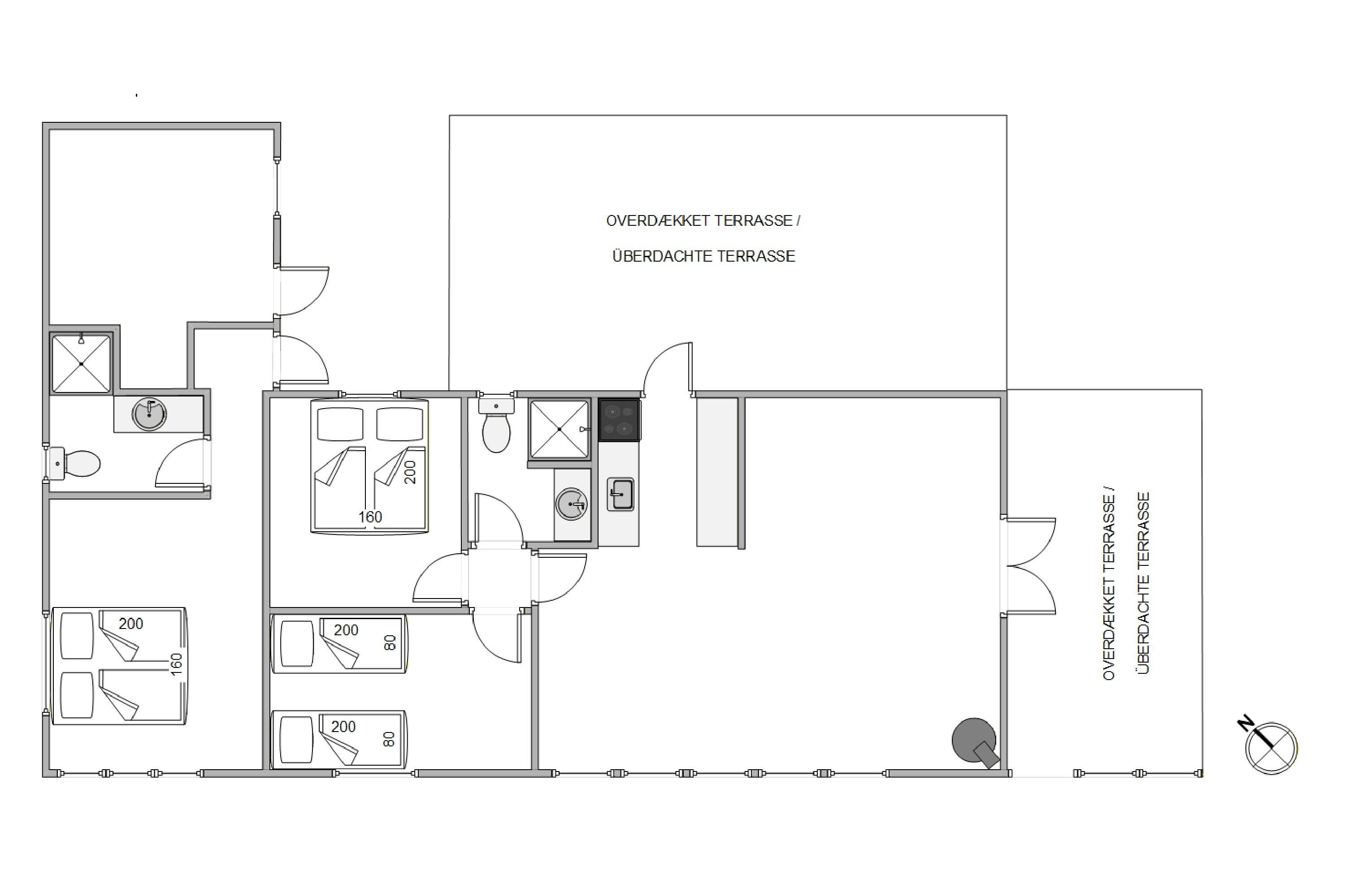 Plantegninger billede af Nordsøvej 201, Søndervig, 6950 Ringkøbing