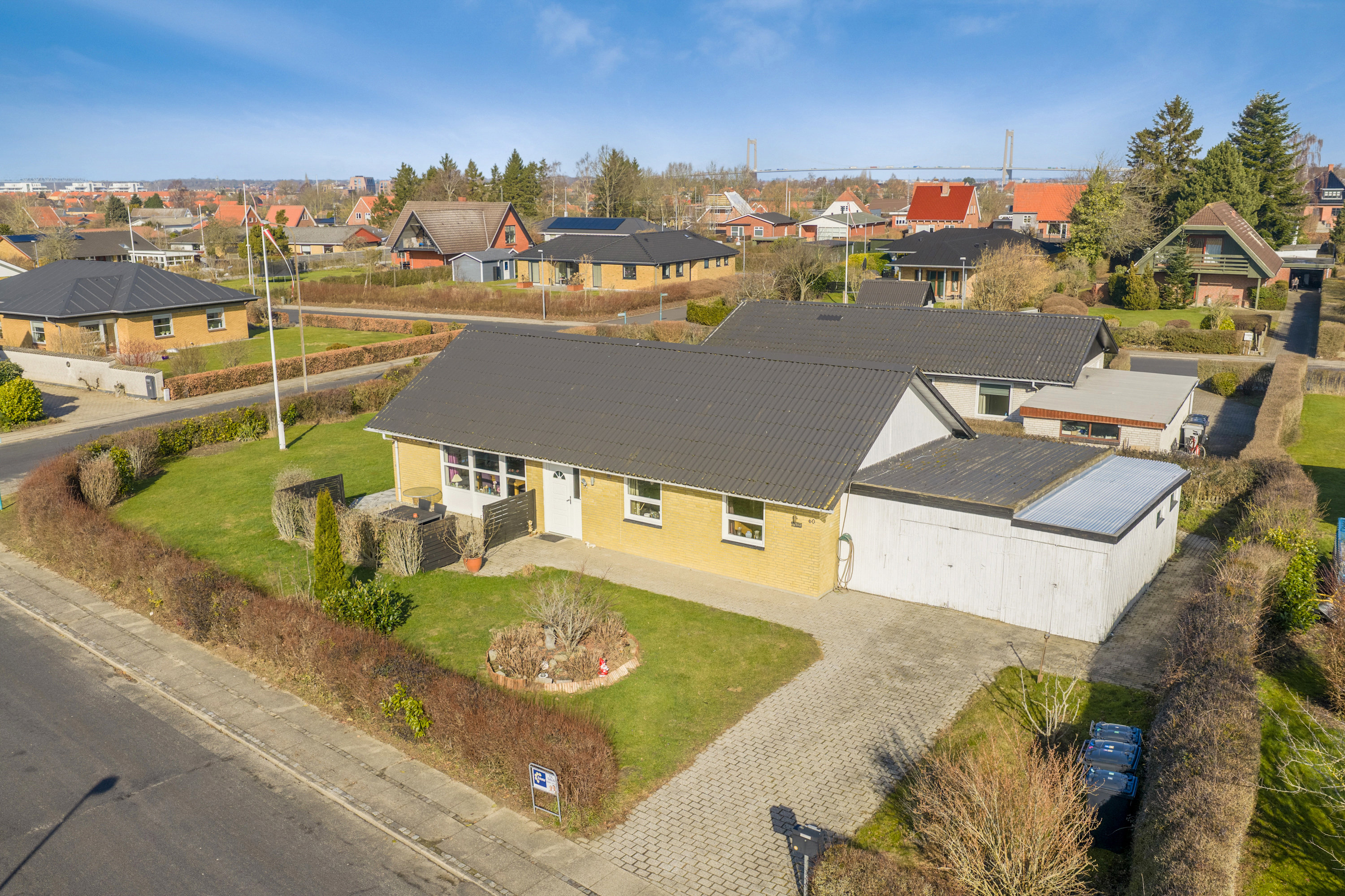 Villa: Facade på Postmosevej 60, 5500 Middelfart