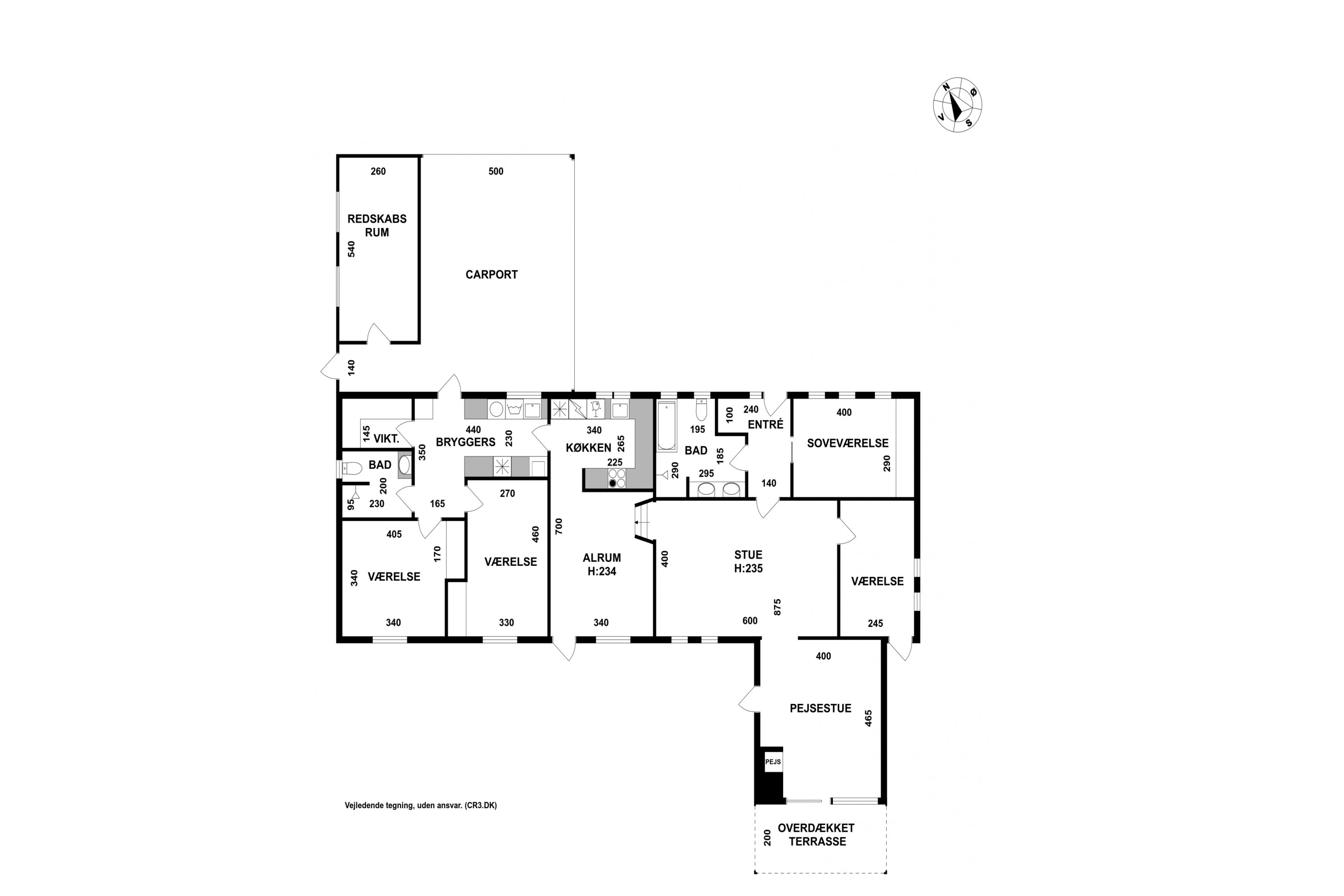 Plantegninger billede af Smedievej 75, 3400 Hillerød