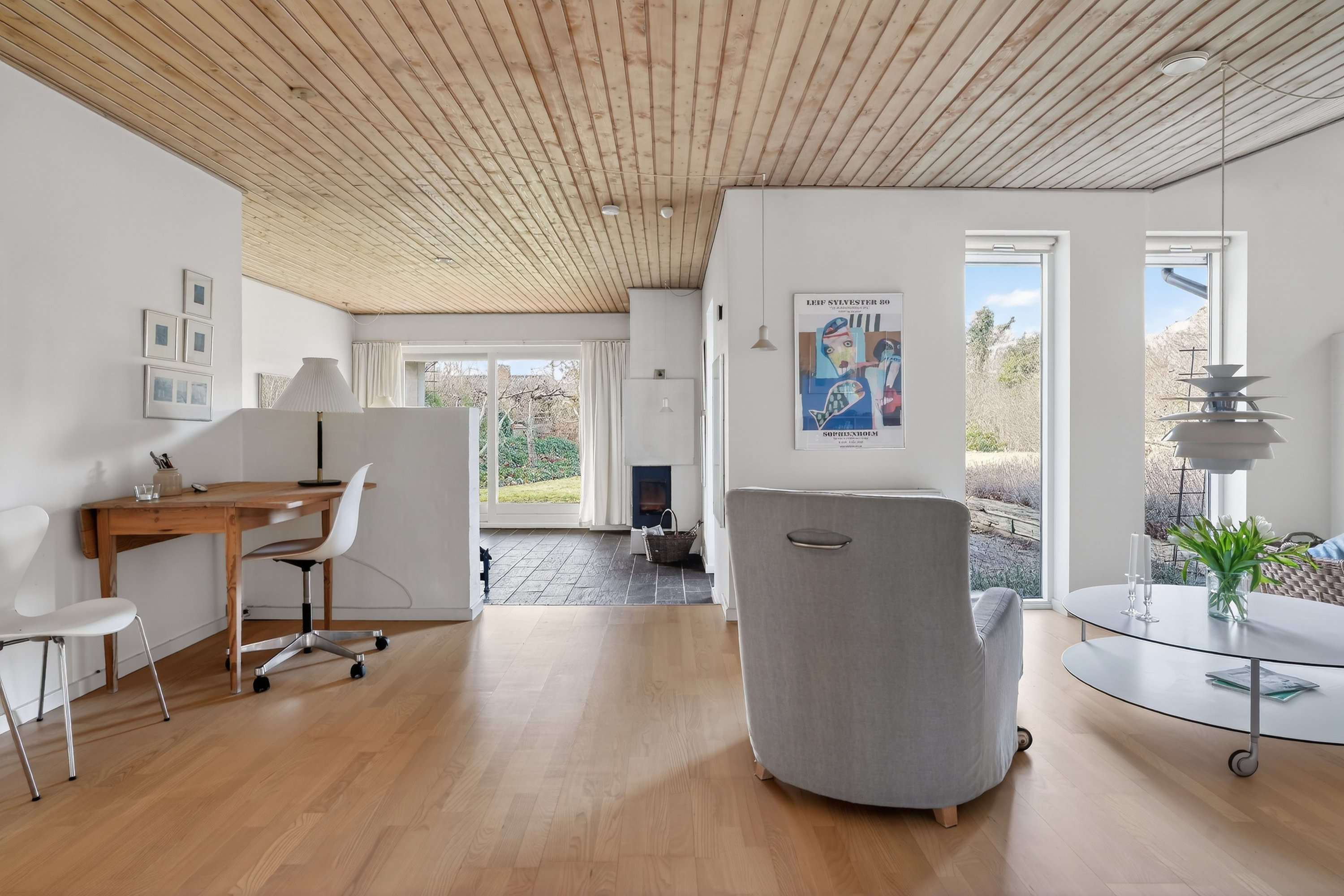 Fremhævet stue billede i fuldskærmstilstand. Billede af Smedievej 75, 3400 Hillerød