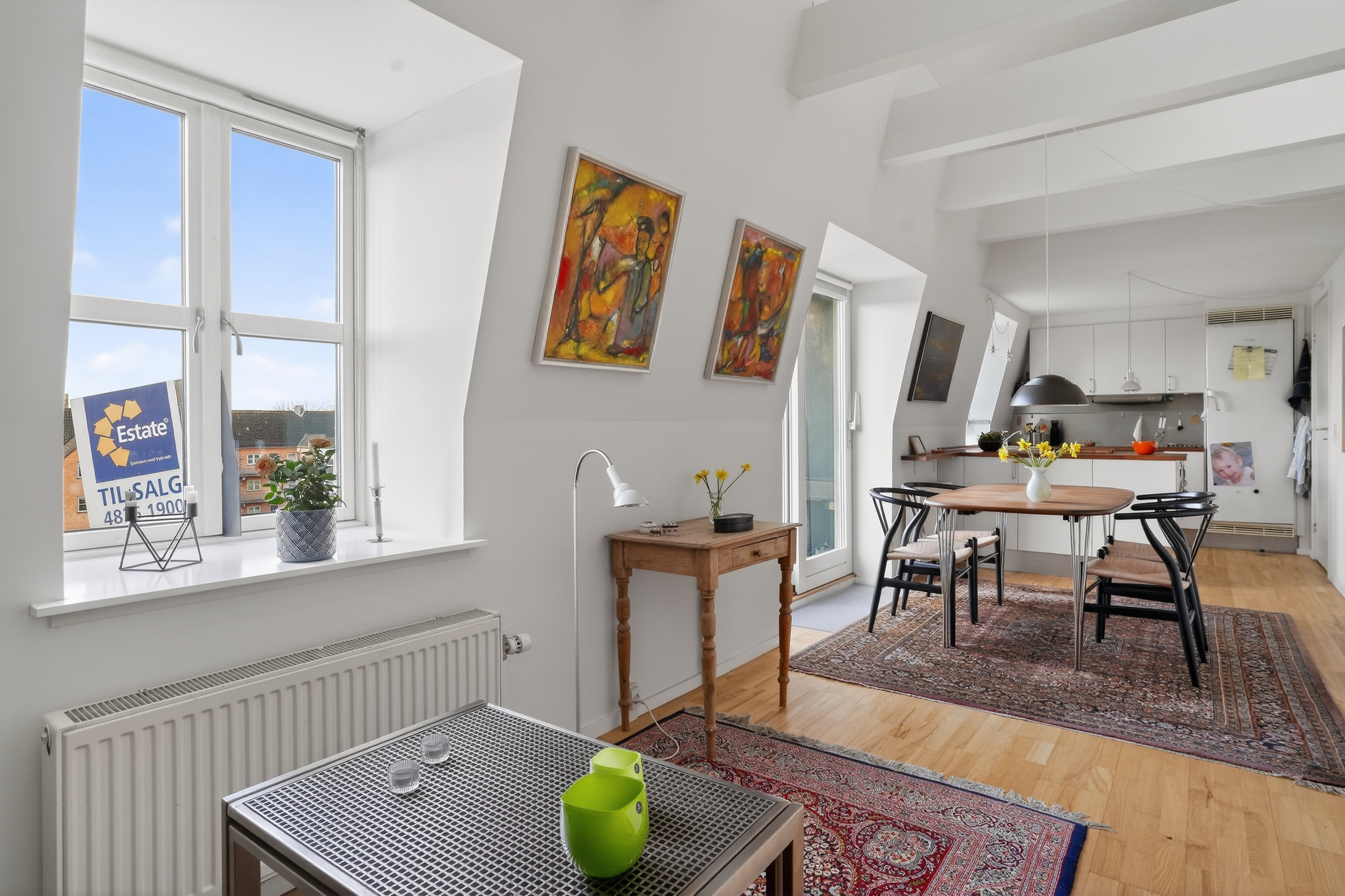 Fremhævet stue billede i fuldskærmstilstand. Billede af Frederiksværksgade 11A, 3. 13., 3400 Hillerød