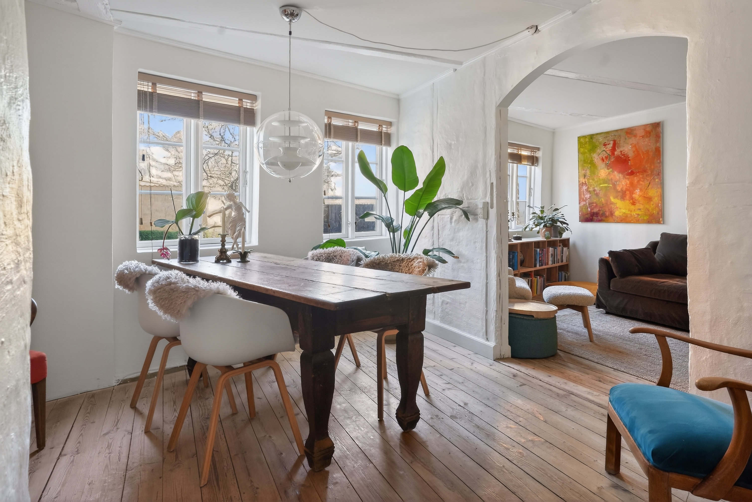 Miniaturebillede 1: spisestue. Billede af Munkegade 10A, 3000 Helsingør