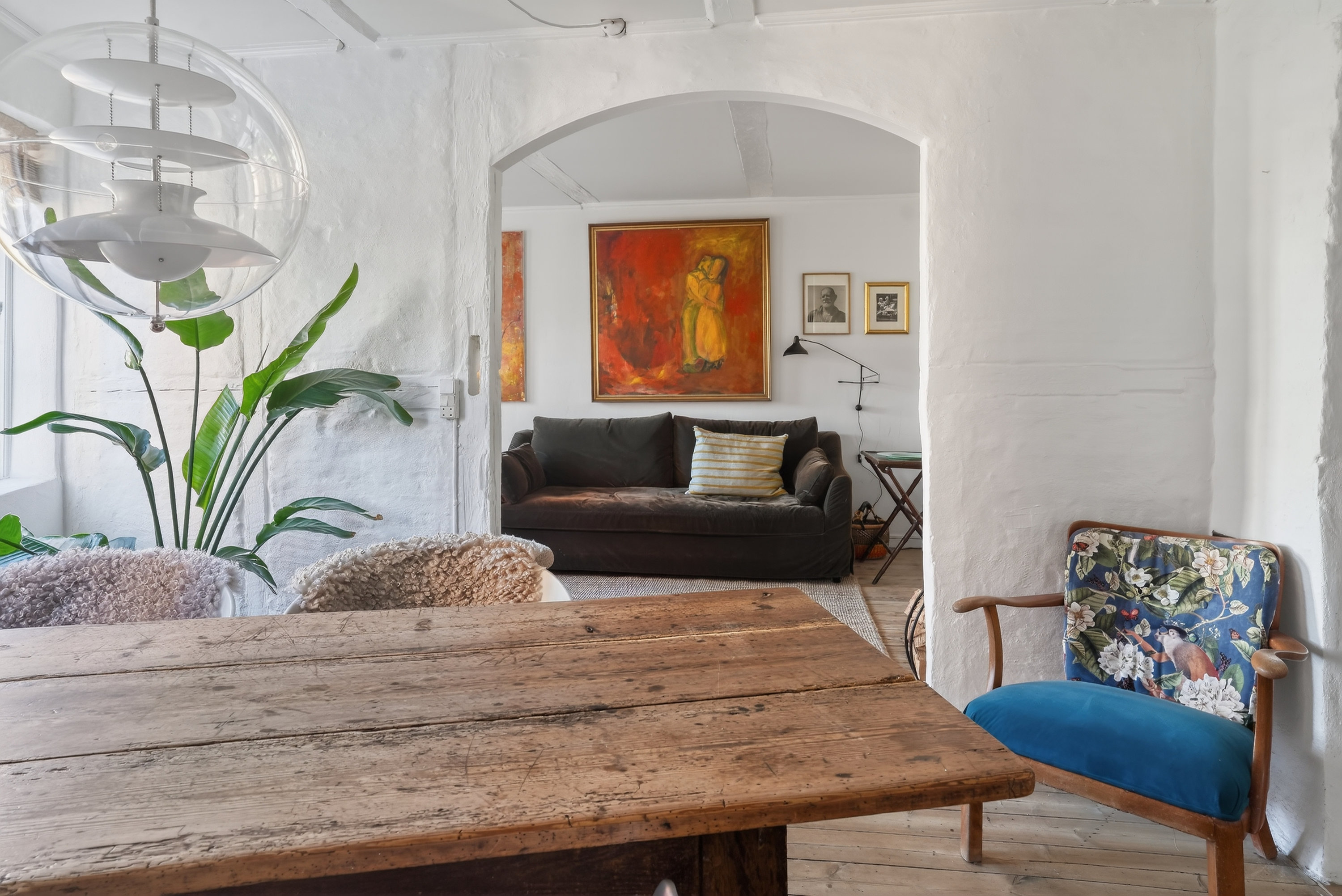 Fremhævet spisestue billede i fuldskærmstilstand. Billede af Munkegade 10A, 3000 Helsingør