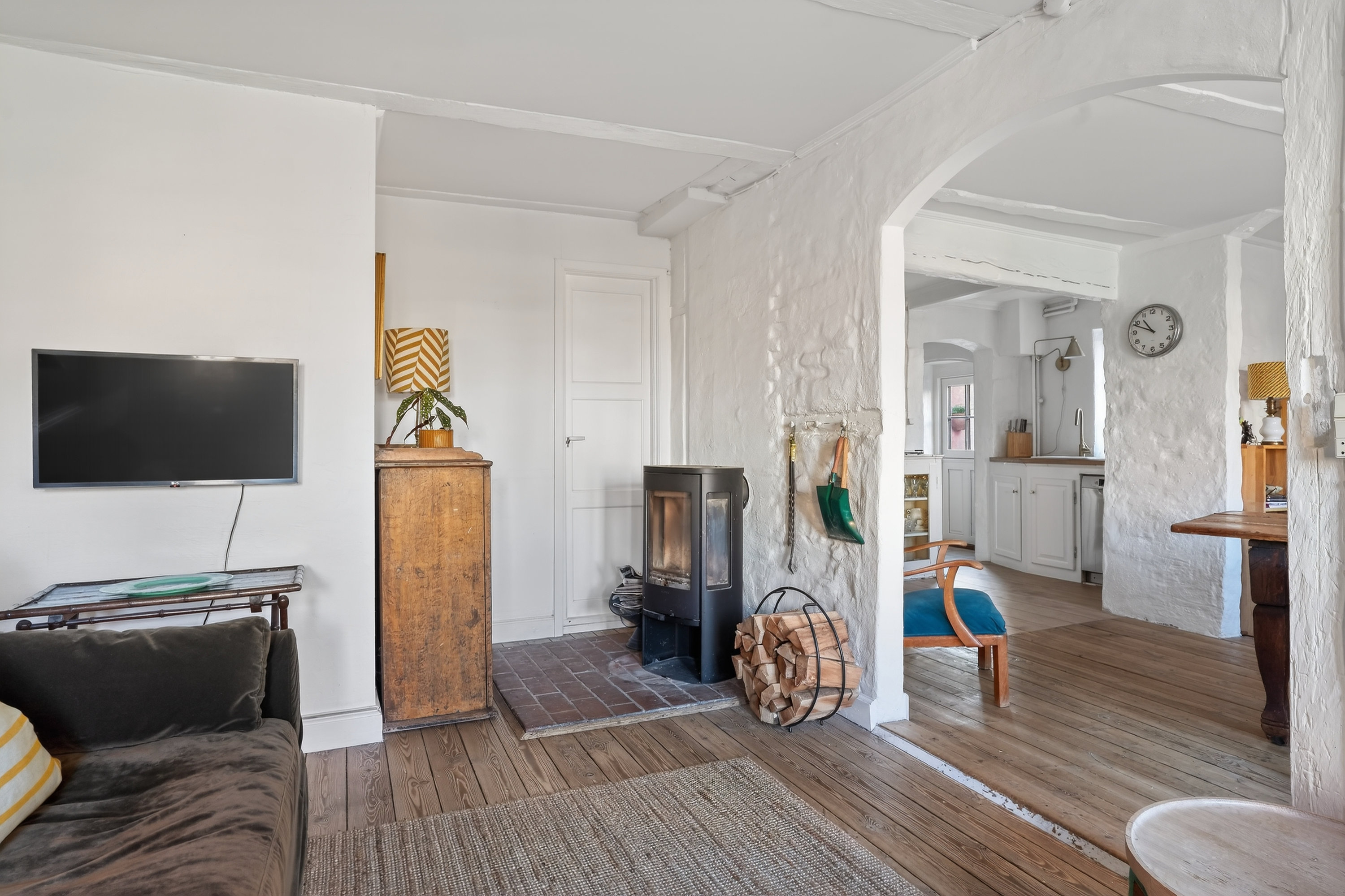 Fremhævet stue billede i fuldskærmstilstand. Billede af Munkegade 10A, 3000 Helsingør