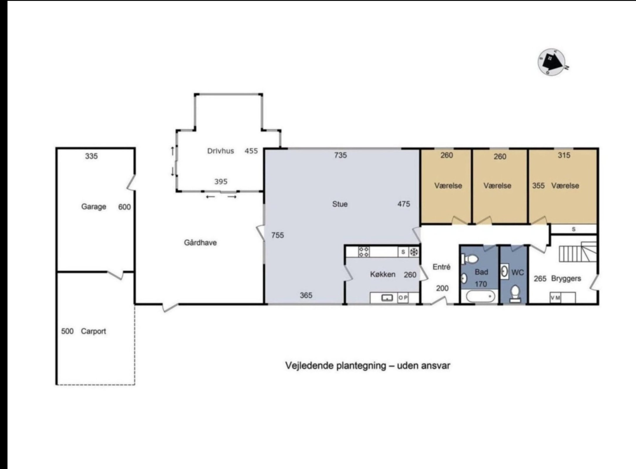 Plantegninger billede af Dalmosevej 5, 4100 Ringsted
