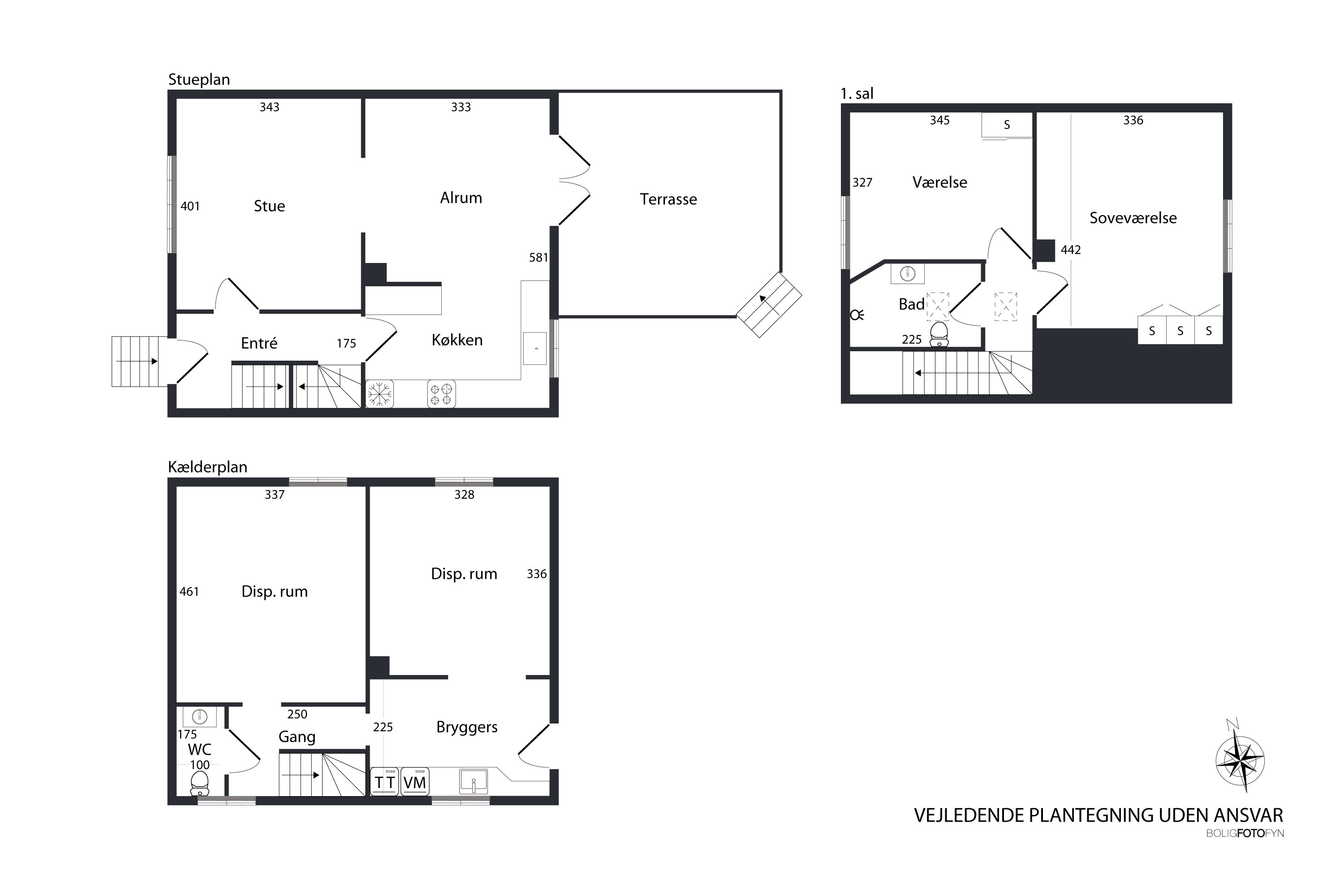 Plantegninger billede af Egevej 5, 5500 Middelfart