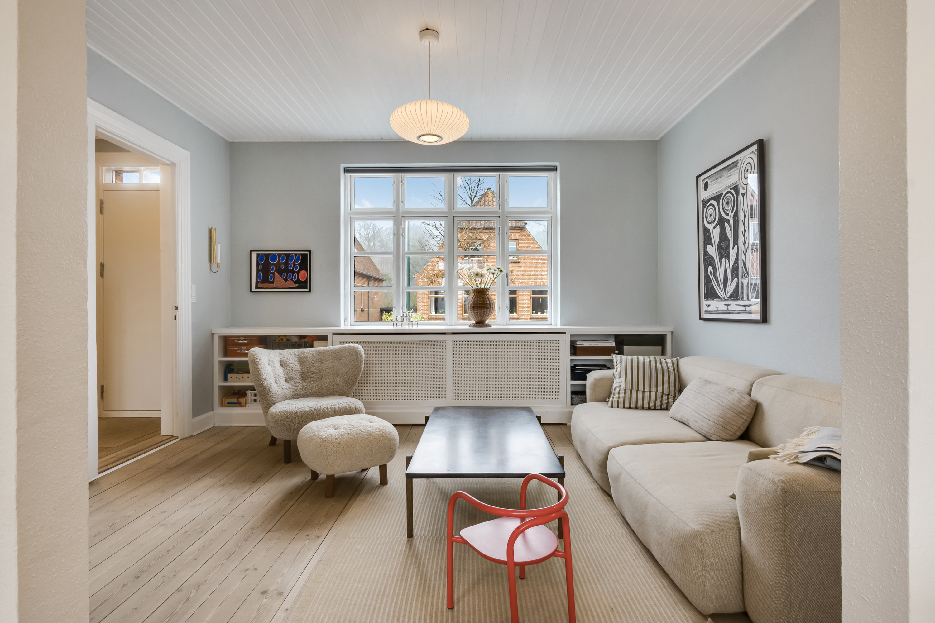 Fremhævet stue billede i fuldskærmstilstand. Billede af Egevej 5, 5500 Middelfart