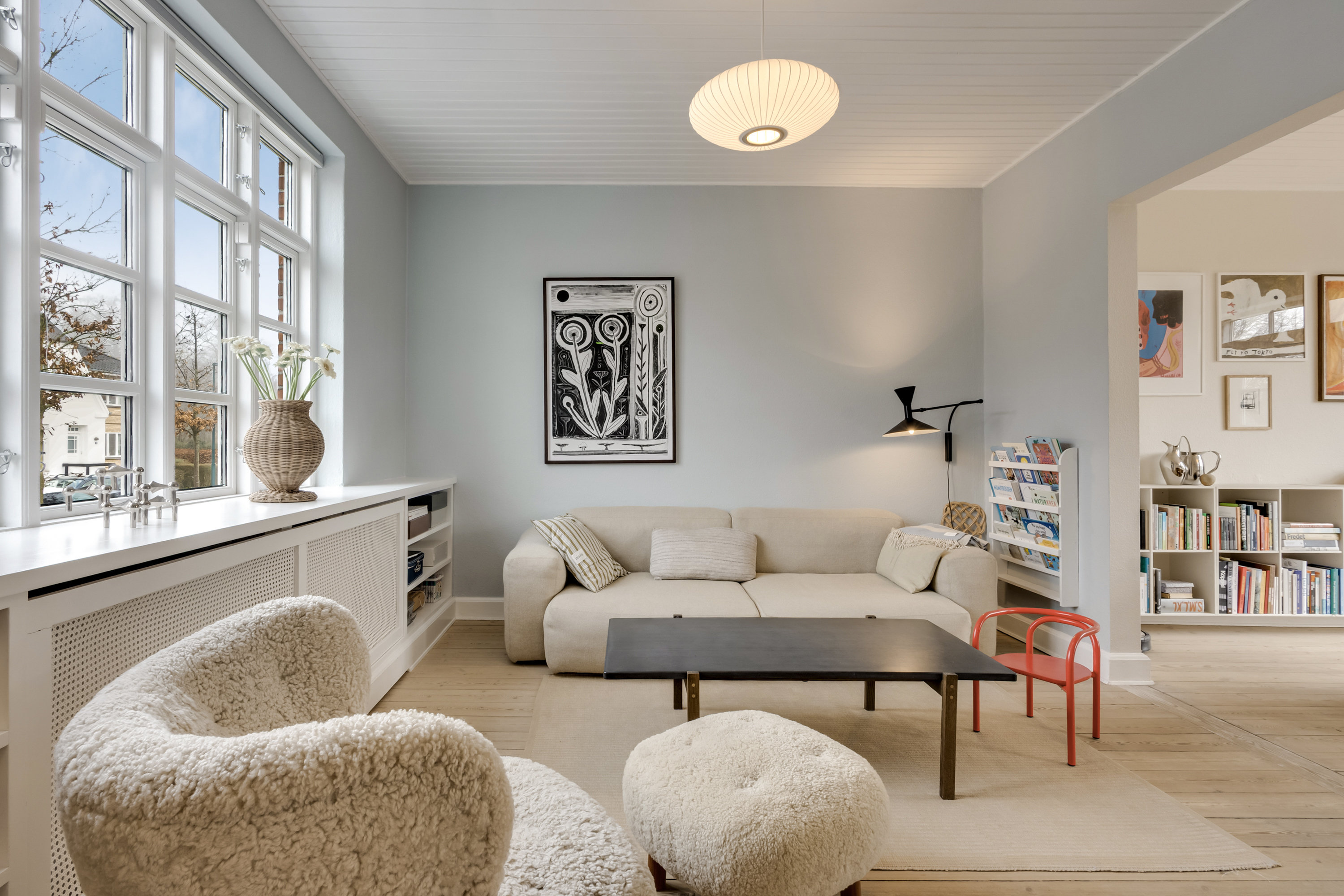 Fremhævet stue billede i fuldskærmstilstand. Billede af Egevej 5, 5500 Middelfart