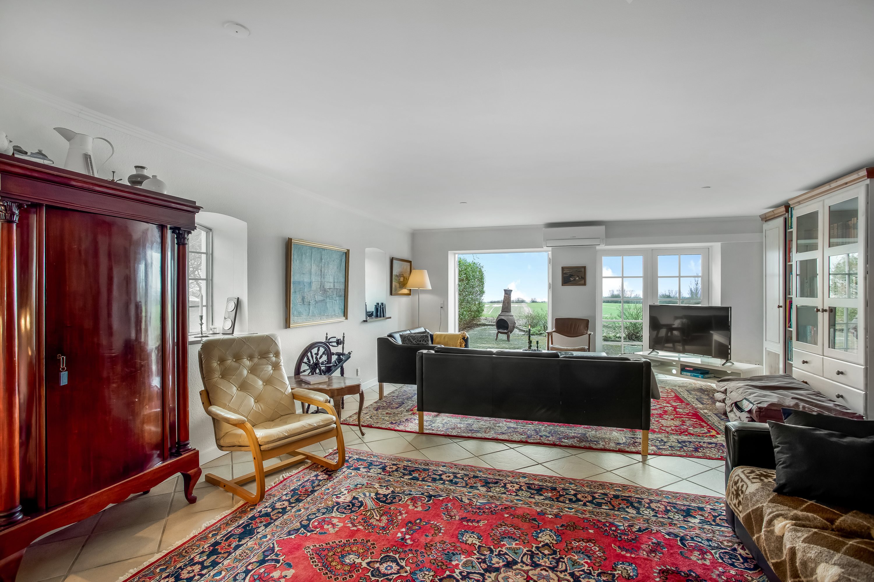 Fremhævet stue billede i fuldskærmstilstand. Billede af Skjoldnæsvej 1, 5985 Søby Ærø