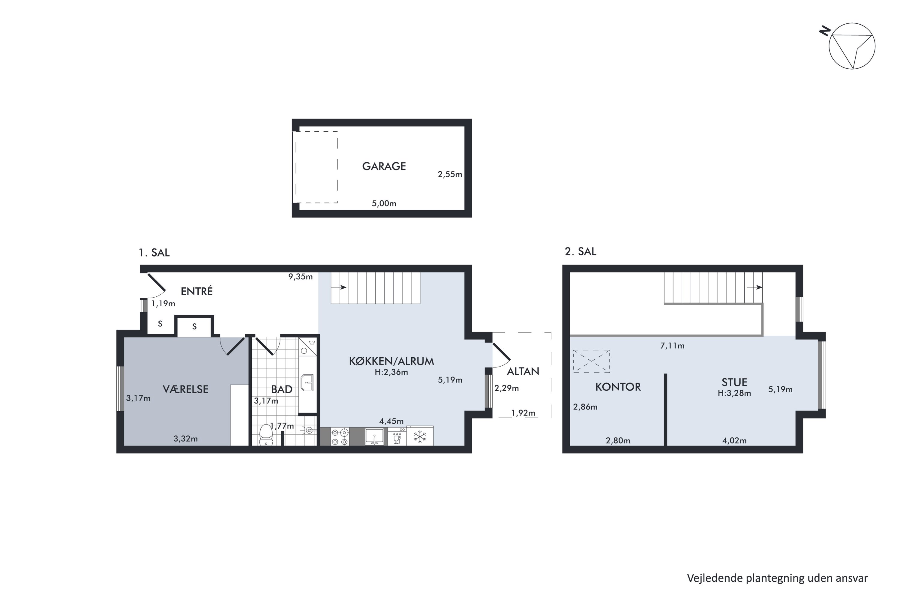 Plantegninger billede af Engtoftevej 27A, 1. th., 9000 Aalborg