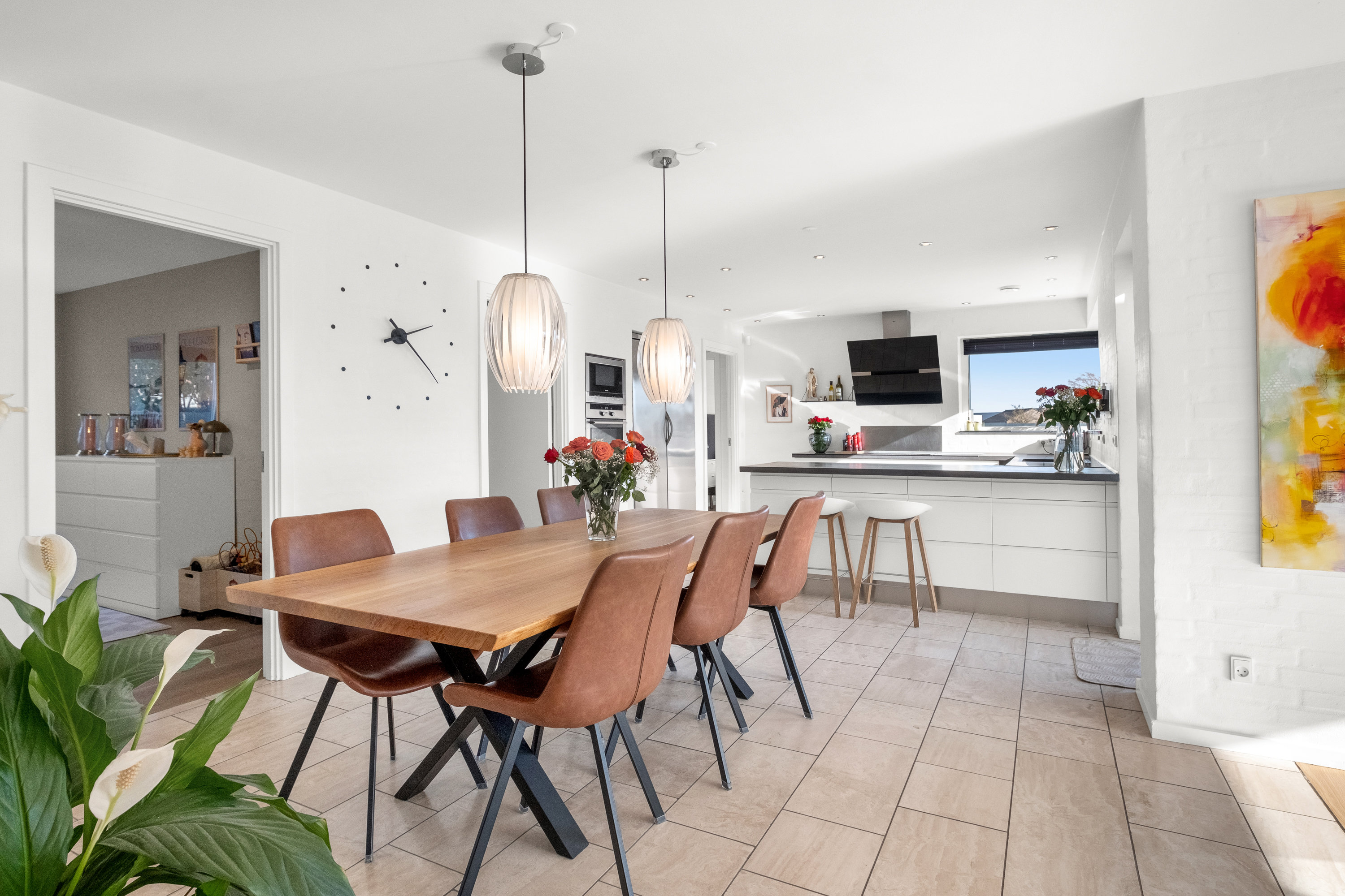 Fremhævet køkken alrum billede i fuldskærmstilstand. Billede af Hybenhaven 16, 8520 Lystrup