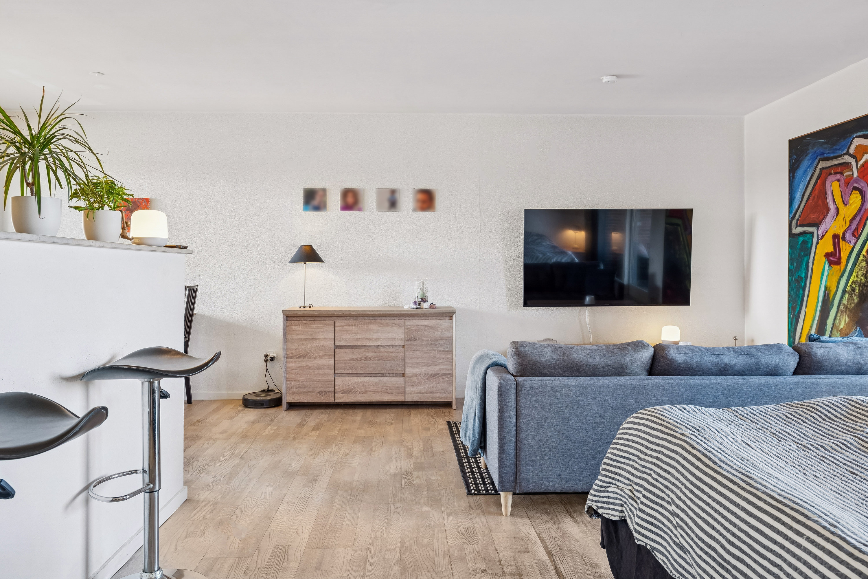 Fremhævet stue billede i fuldskærmstilstand. Billede af Søparken 24, 1. 3., 8722 Hedensted