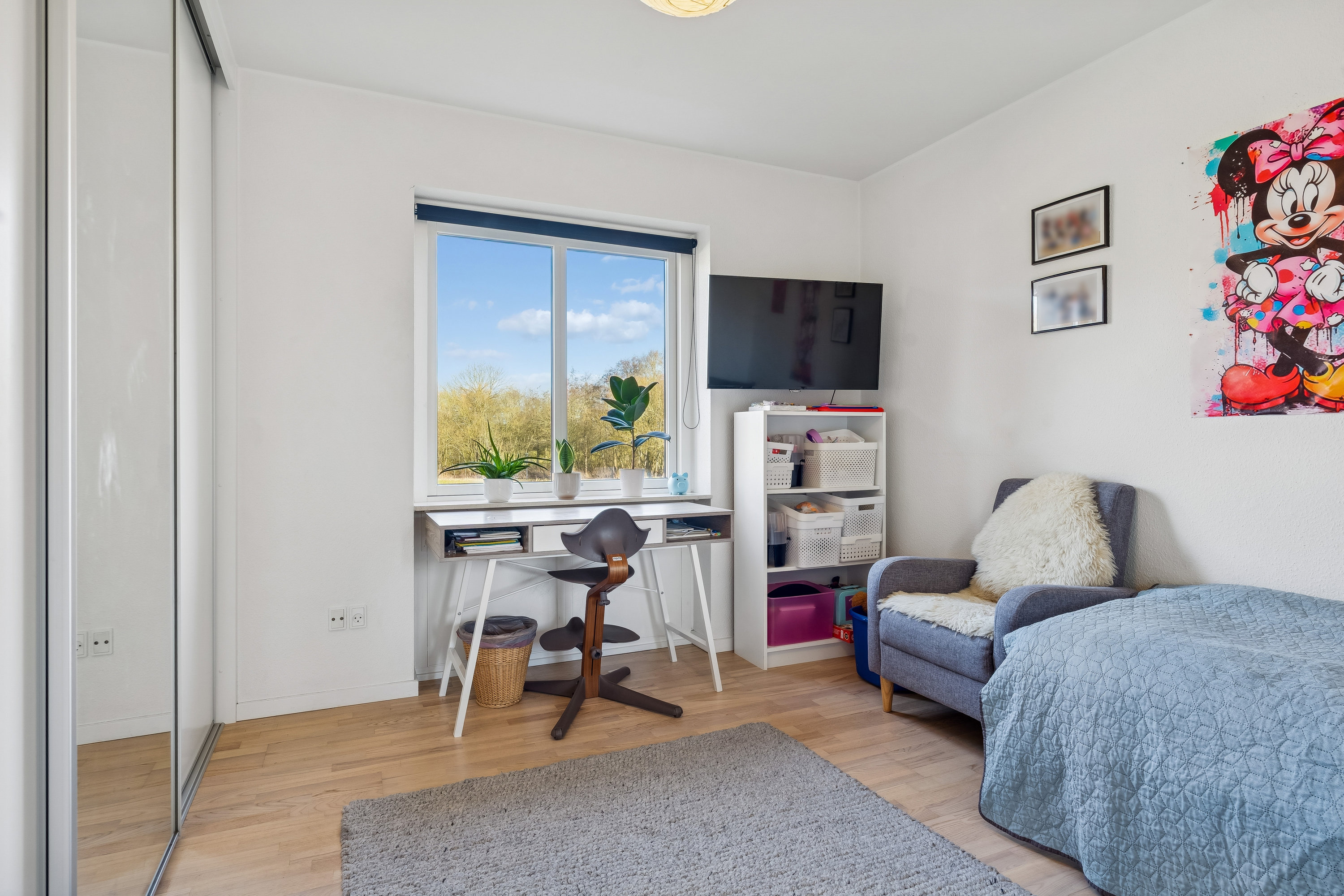 Fremhævet værelse billede i fuldskærmstilstand. Billede af Søparken 24, 1. 3., 8722 Hedensted