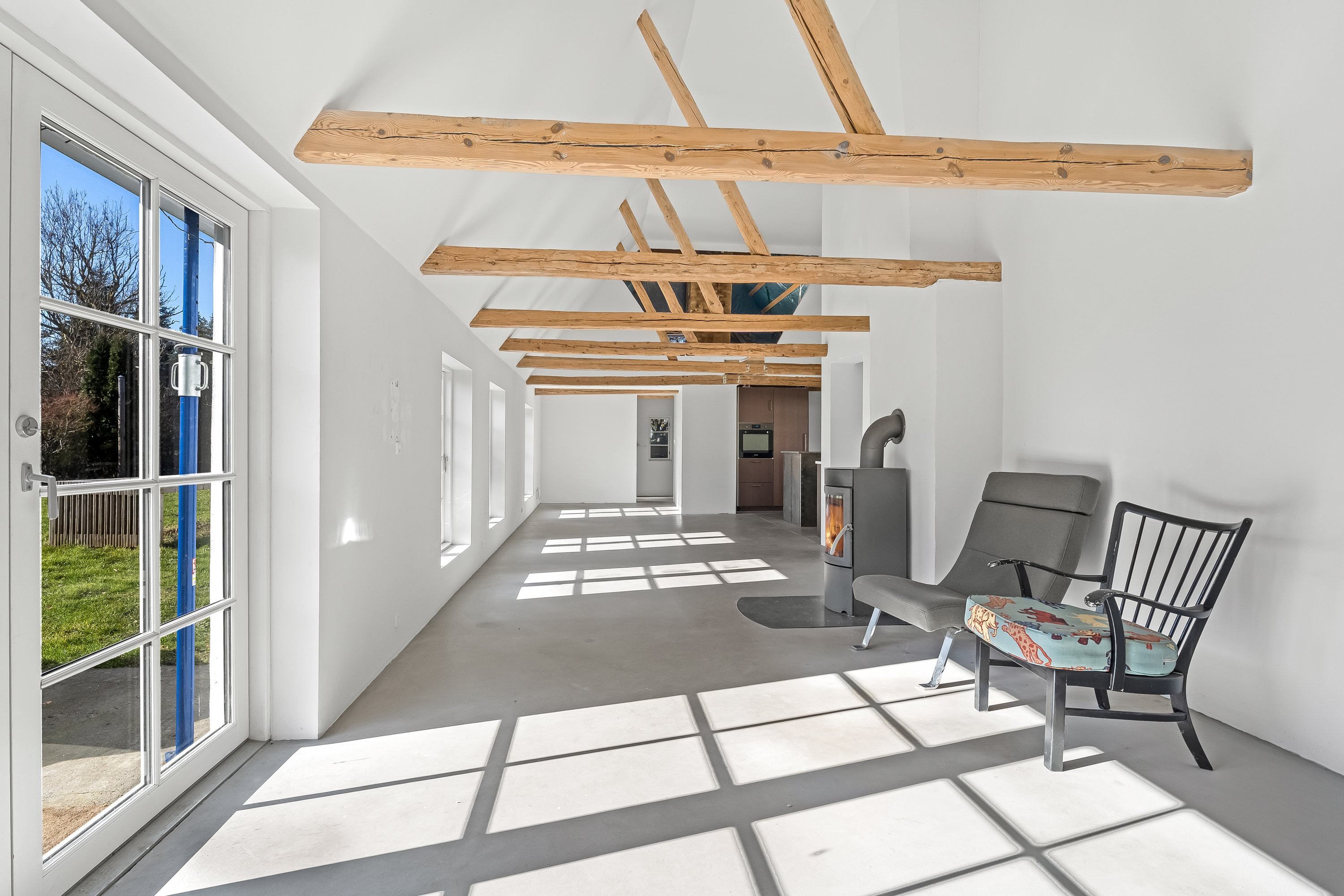 Fremhævet stue billede i fuldskærmstilstand. Billede af Hestehavevej 5, 4983 Dannemare