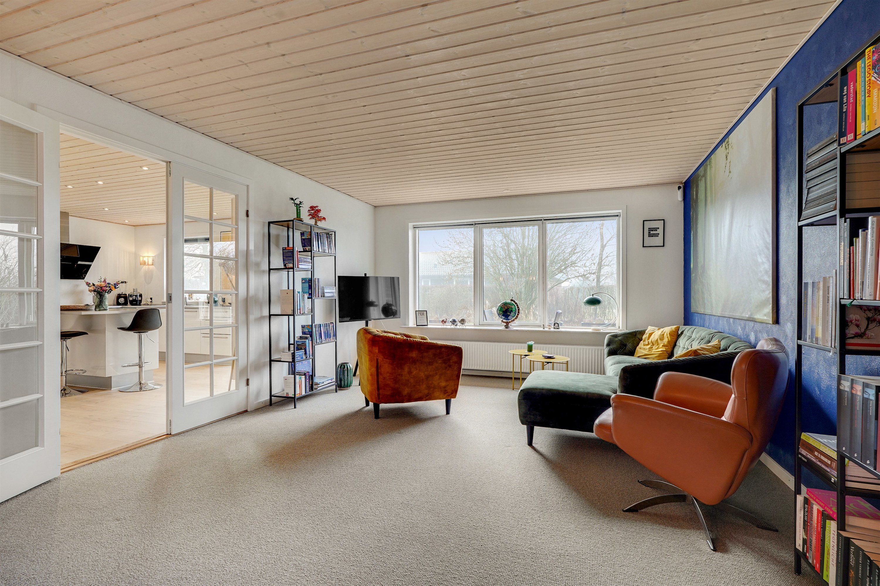 Fremhævet stue billede i fuldskærmstilstand. Billede af Mølleparken 336, 7190 Billund