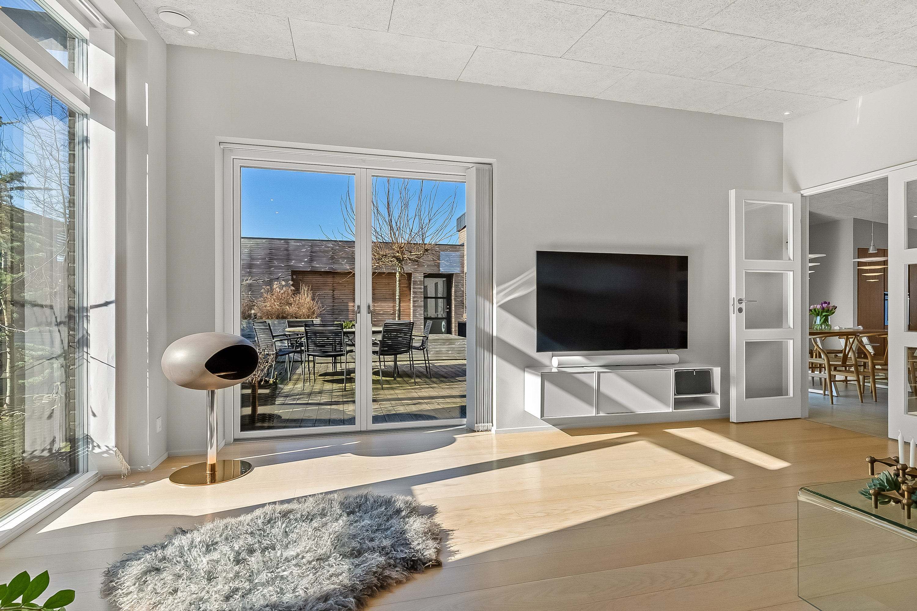 Fremhævet stue billede i fuldskærmstilstand. Billede af Frejas Ager 19, Dalby, 6000 Kolding