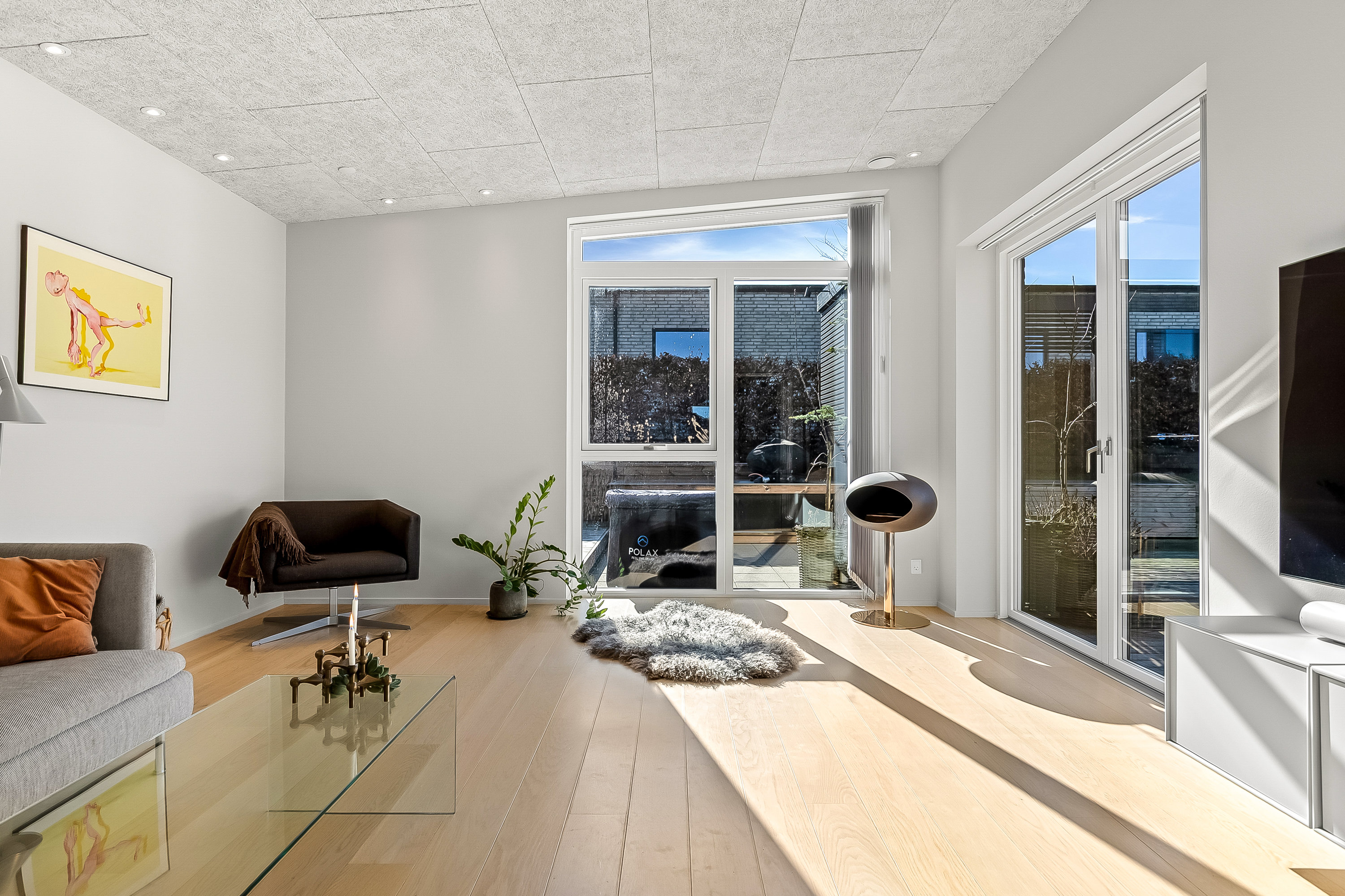 Fremhævet stue billede i fuldskærmstilstand. Billede af Frejas Ager 19, Dalby, 6000 Kolding