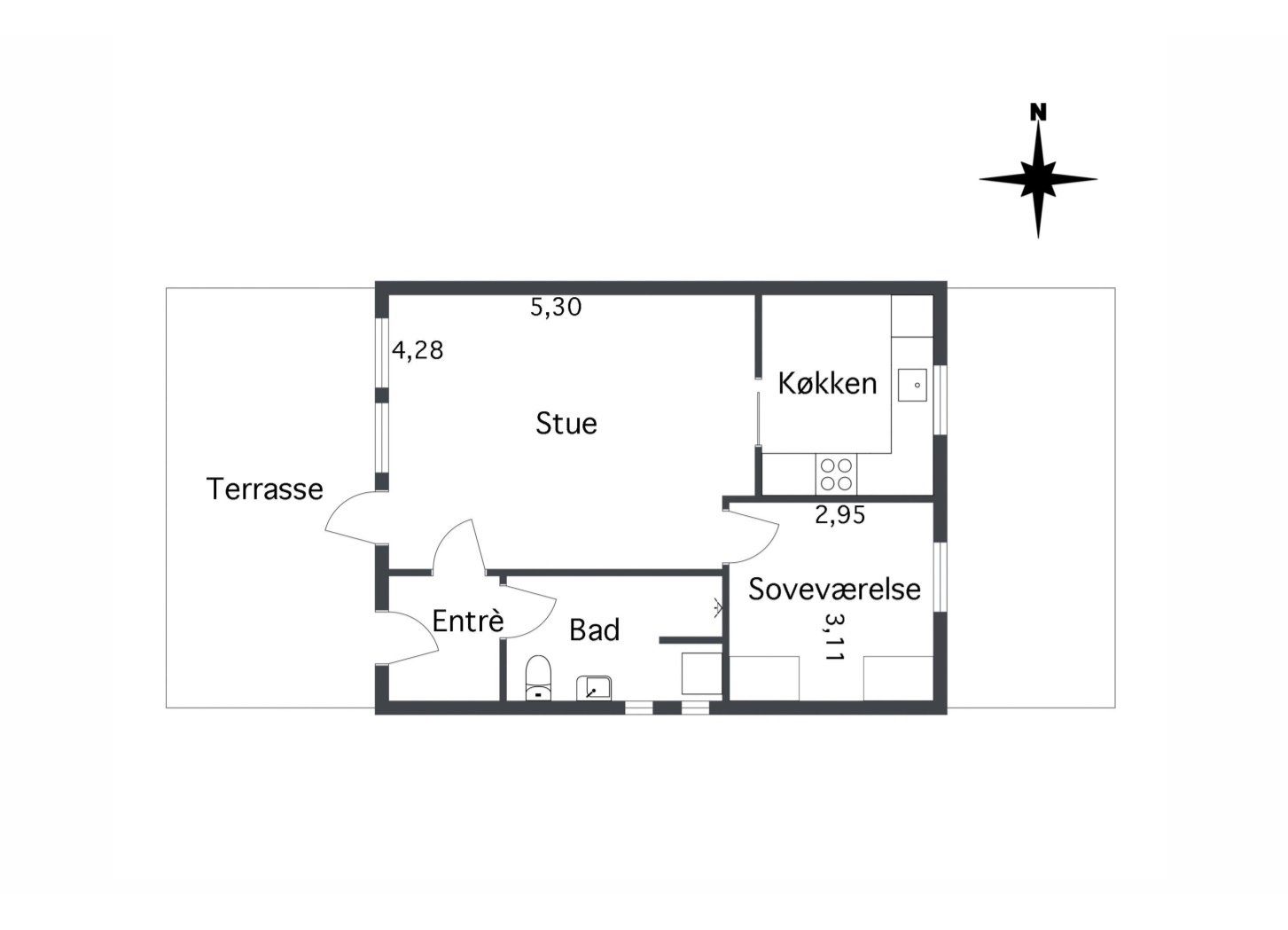 Plantegninger billede af Magnolievej 15, 9830 Tårs