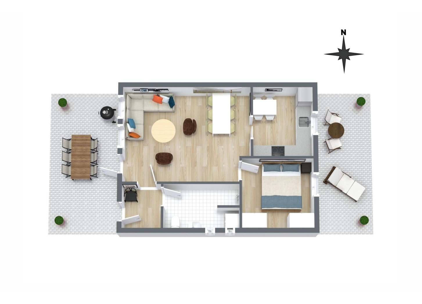 Plantegninger billede af Magnolievej 15, 9830 Tårs
