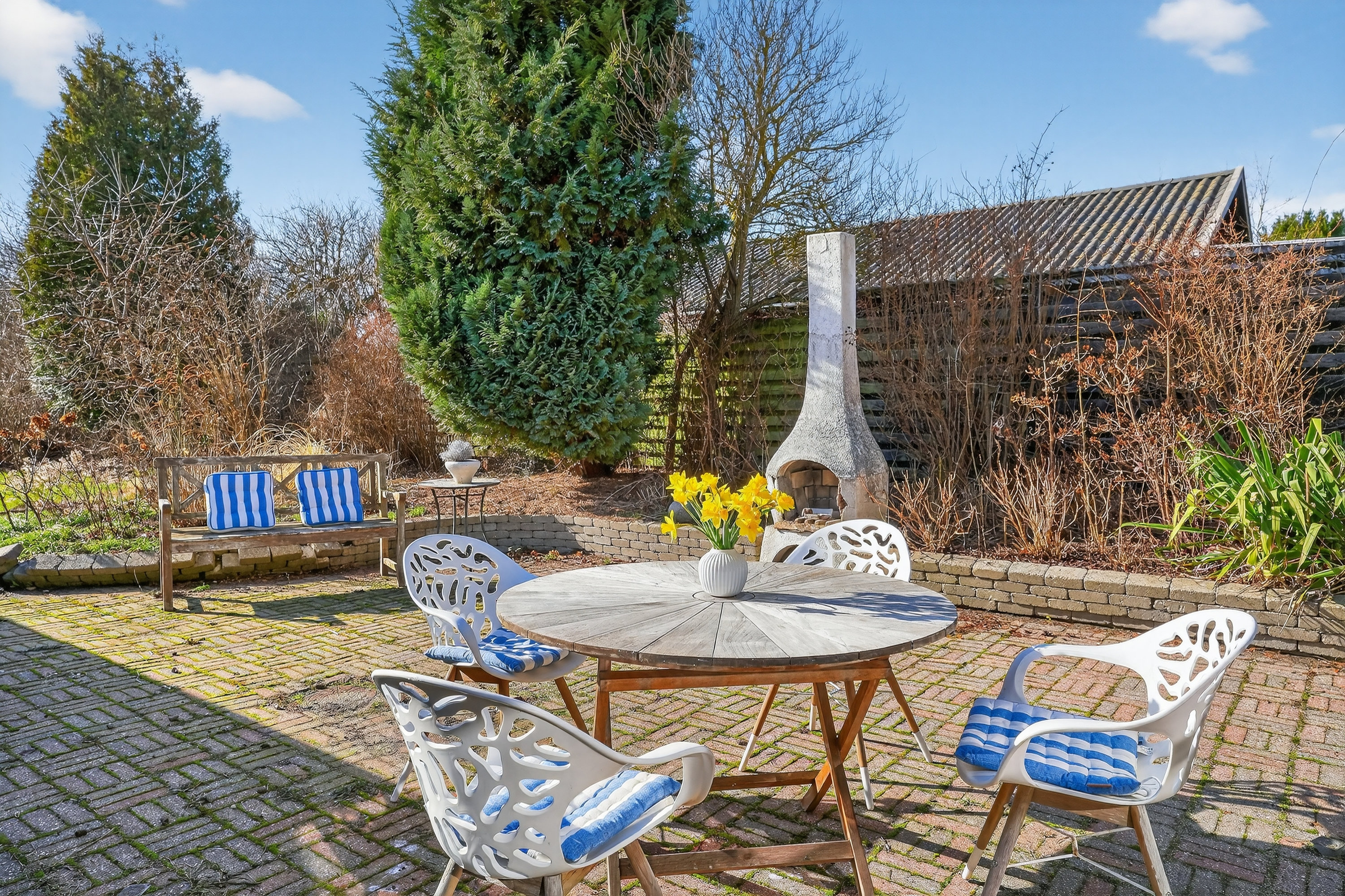 Fremhævet terrasse billede i fuldskærmstilstand. Billede af Hyrdevænget 7, Bonderup, 3250 Gilleleje