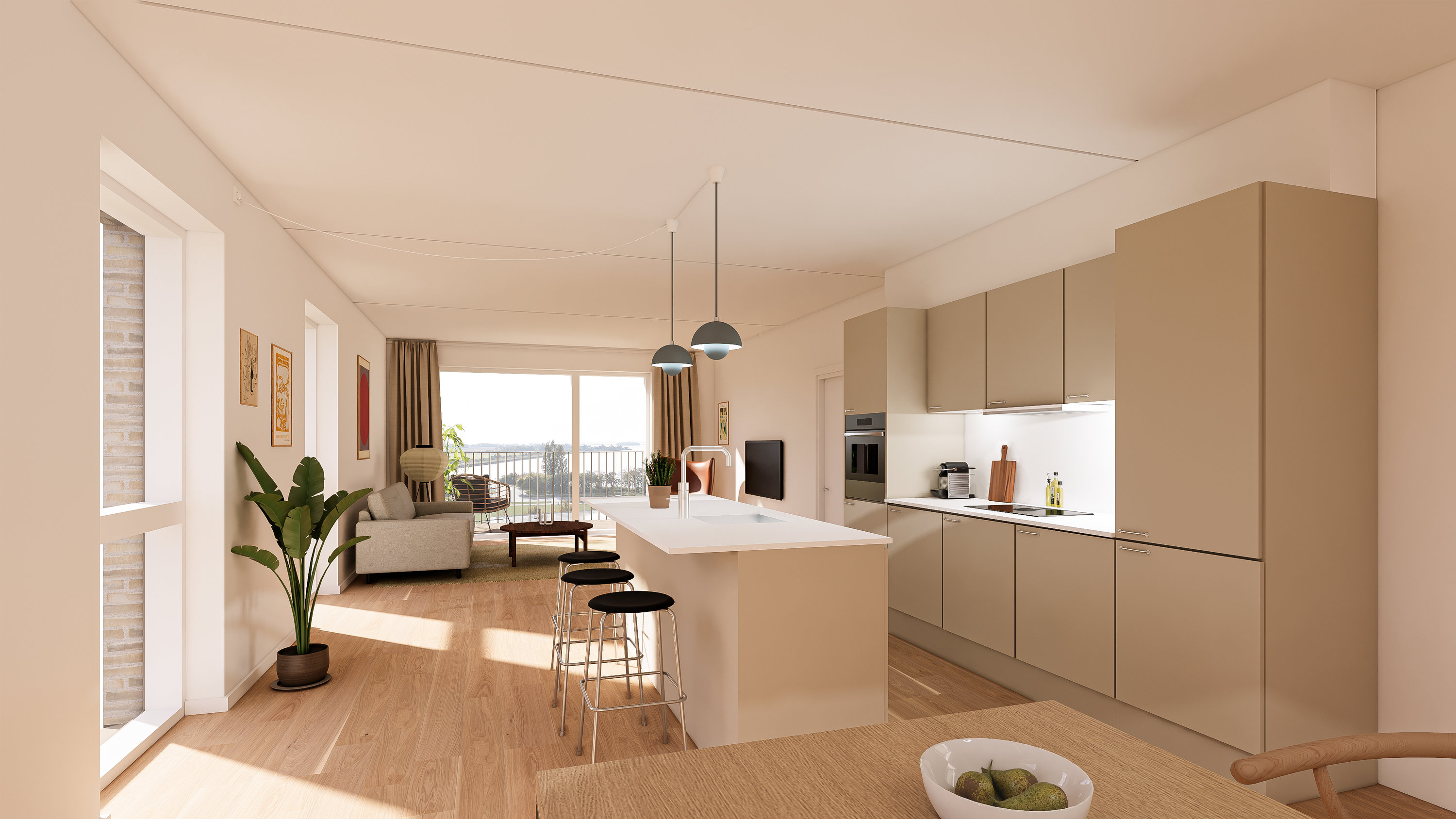 Miniaturebillede 1: . Billede af Englandsvej 4, 3. tv., Hasseløparken, 4800 Nykøbing F