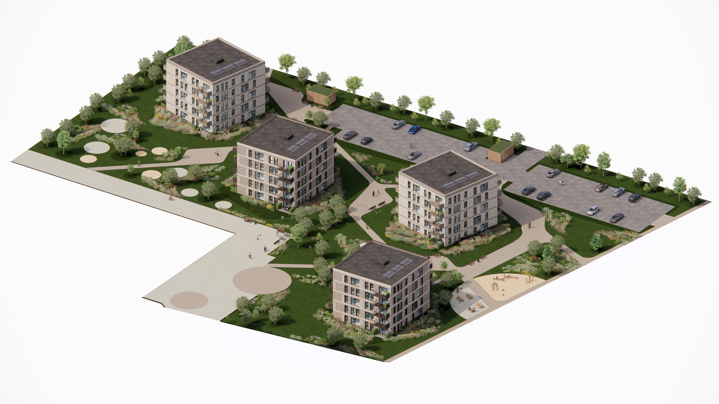 Fremhævet  billede i fuldskærmstilstand. Billede af Englandsvej 4, 3. mf., Hasseløparken, 4800 Nykøbing F