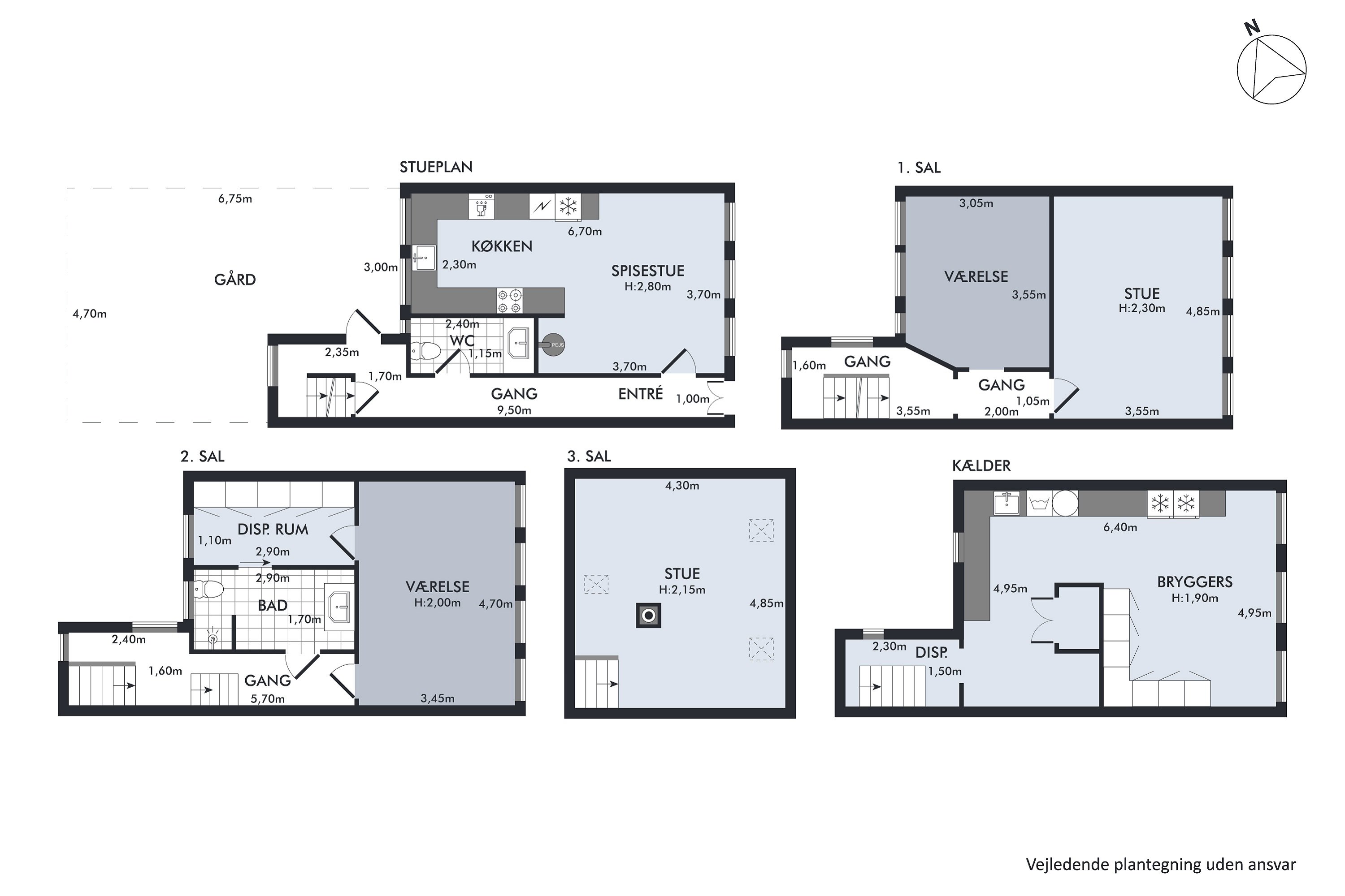 Plantegninger billede af Wildersgade 17, 1408 København K