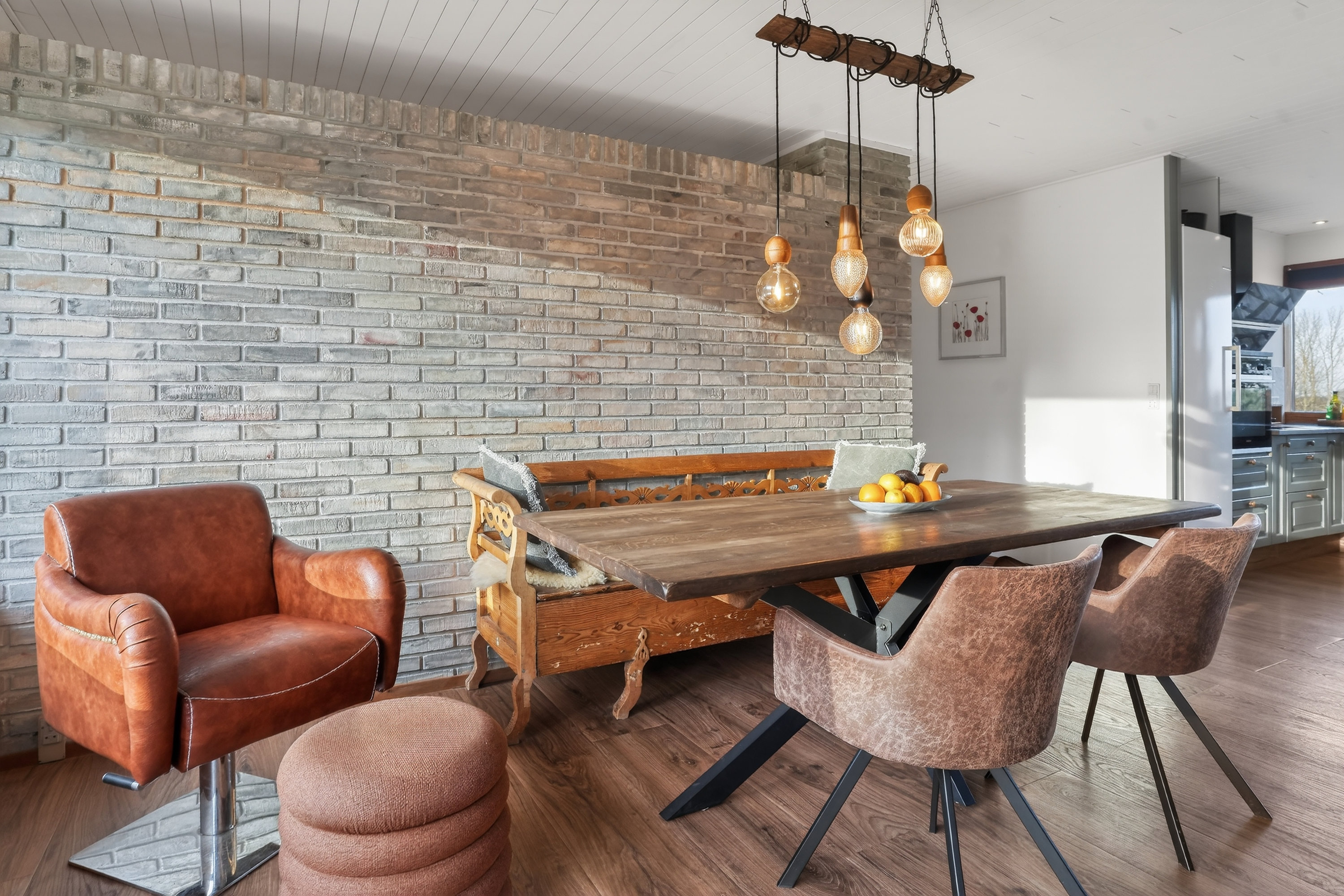 Fremhævet spisestue billede i fuldskærmstilstand. Billede af Møllebjergvej 26, Ramløse, 3200 Helsinge