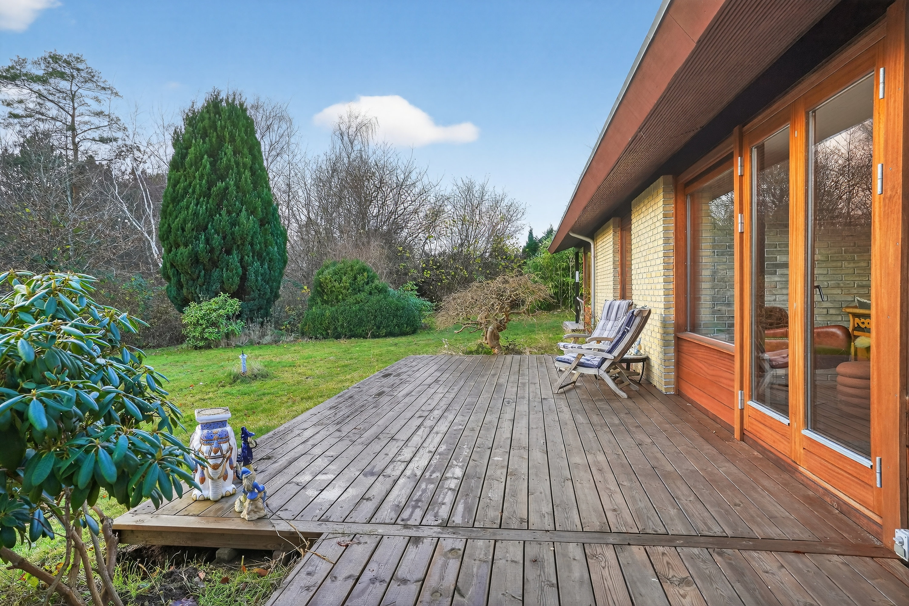 Fremhævet terrasse billede i fuldskærmstilstand. Billede af Møllebjergvej 26, Ramløse, 3200 Helsinge