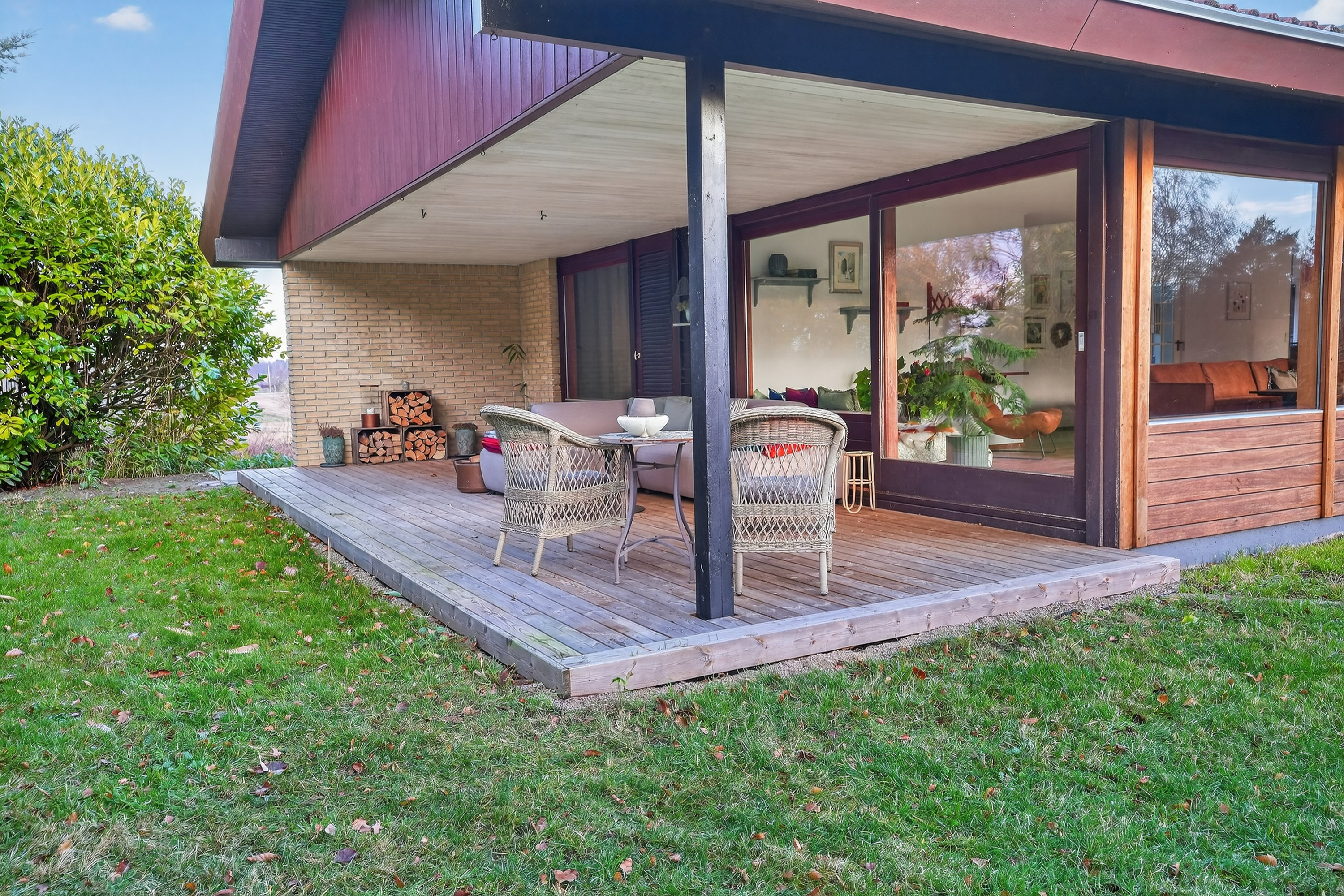 Fremhævet terrasse billede i fuldskærmstilstand. Billede af Møllebjergvej 26, Ramløse, 3200 Helsinge