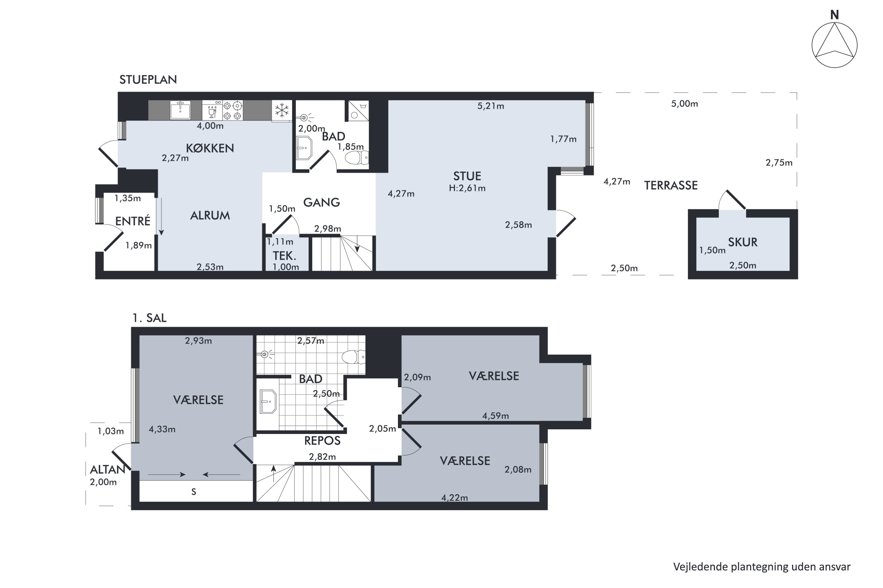 Plantegninger billede af Persillevej 46, 2300 København S