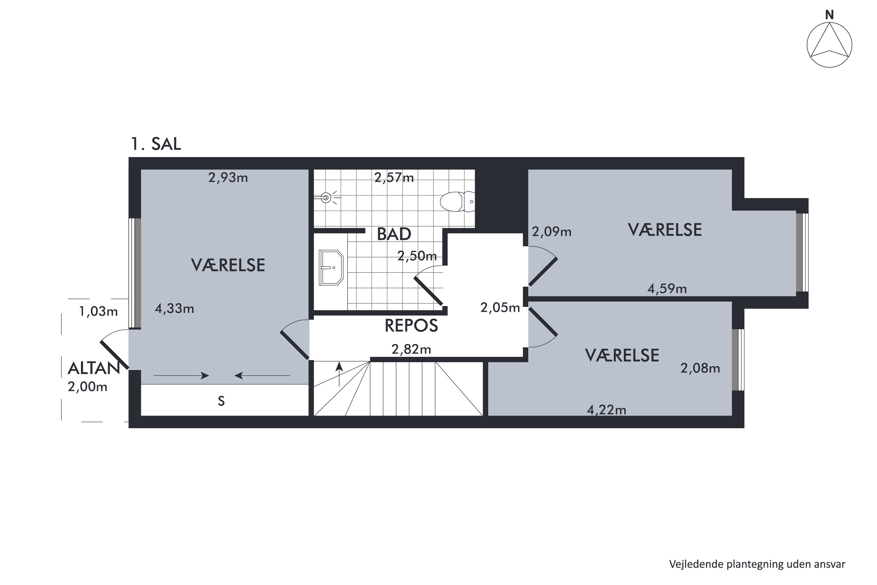 Plantegninger billede af Persillevej 46, 2300 København S