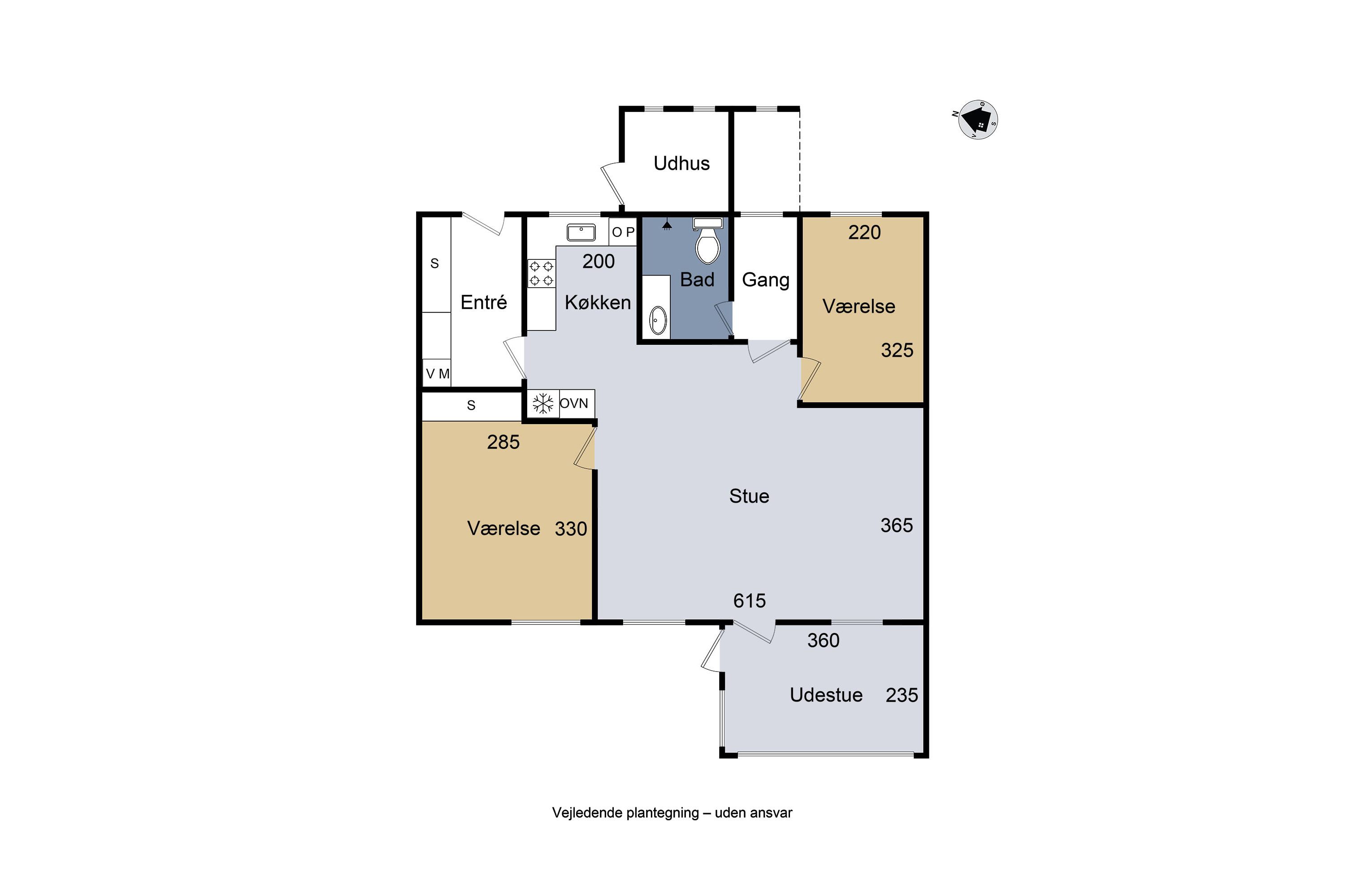 Plantegninger billede af Krakasvej 7, 4200 Slagelse